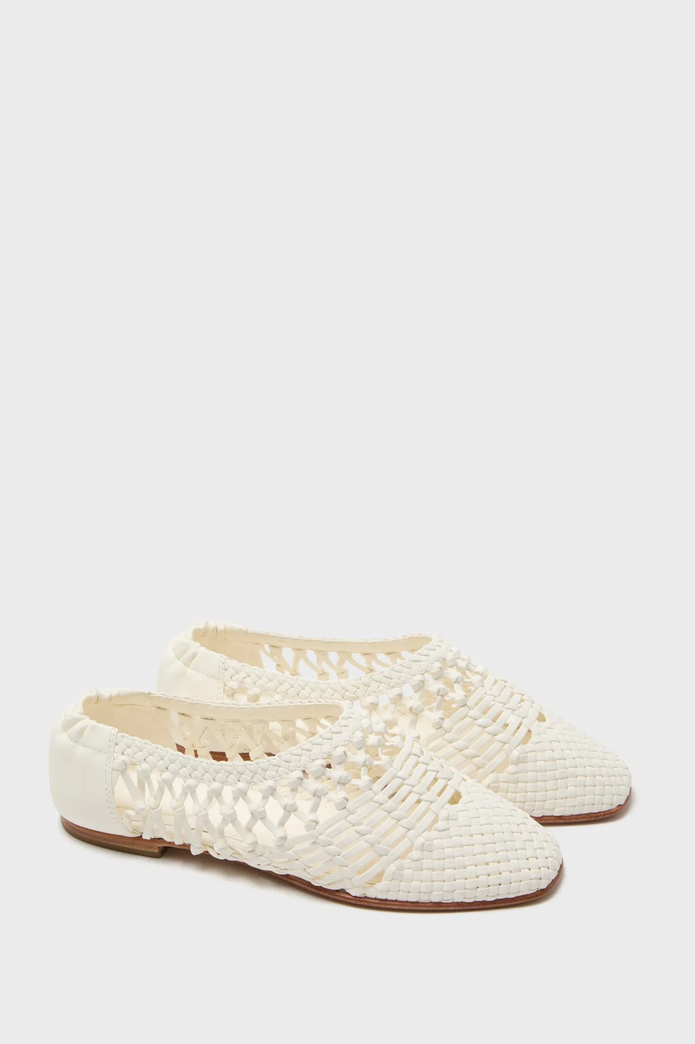 Ivory Open Weave Ballet Flats sold by Tuckernuck product image thumbnail 4