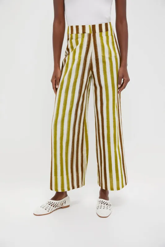 Kiwi Stripes Adele Pants sold by Tuckernuck