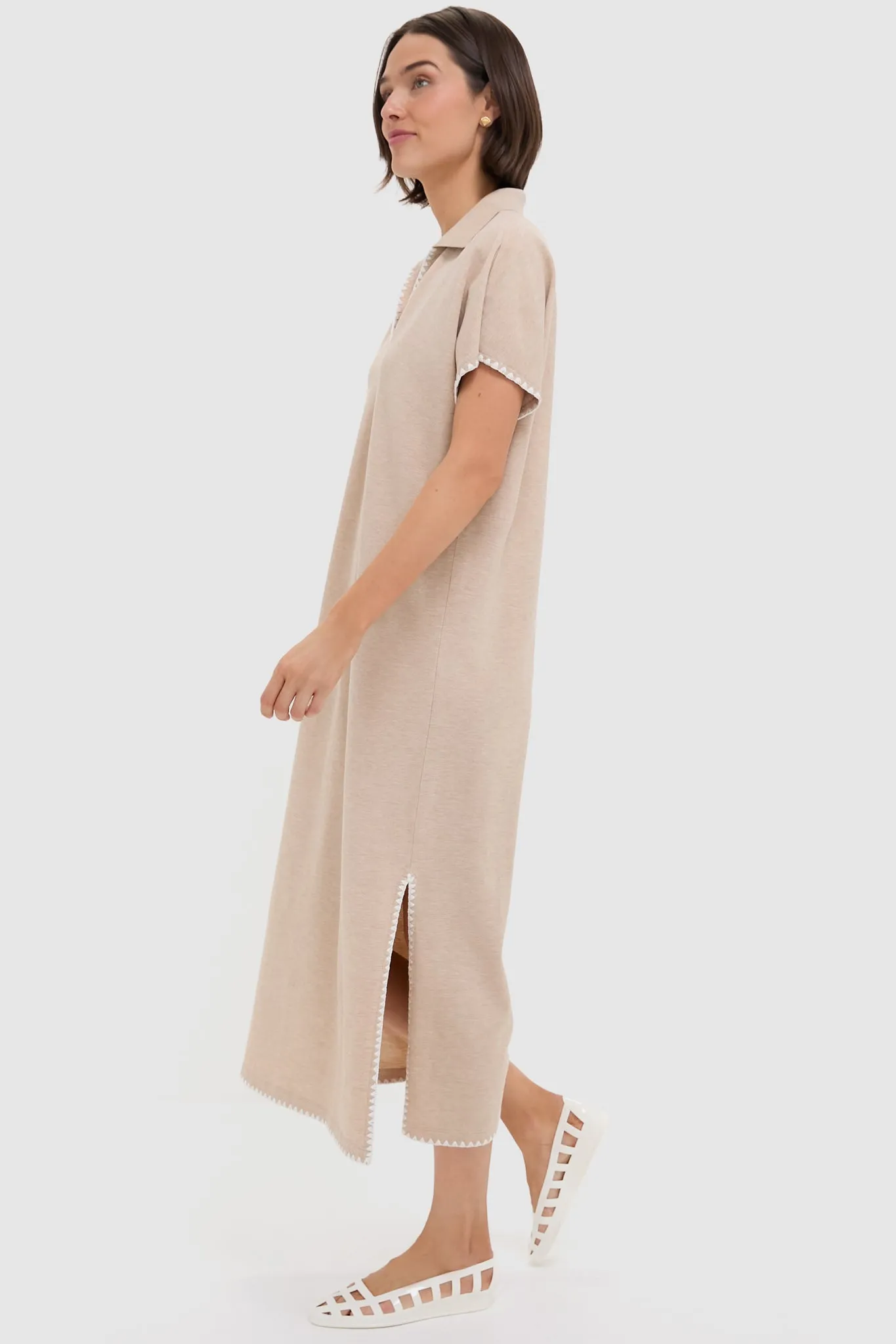 Sandstone Pique Melissa Maxi Dress sold by Tuckernuck product image thumbnail 3