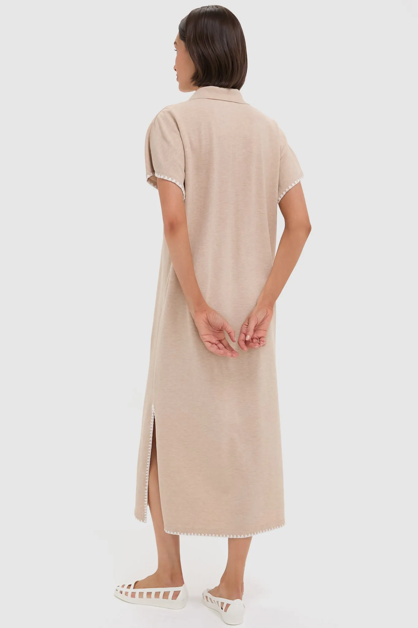 Sandstone Pique Melissa Maxi Dress sold by Tuckernuck product image thumbnail 4