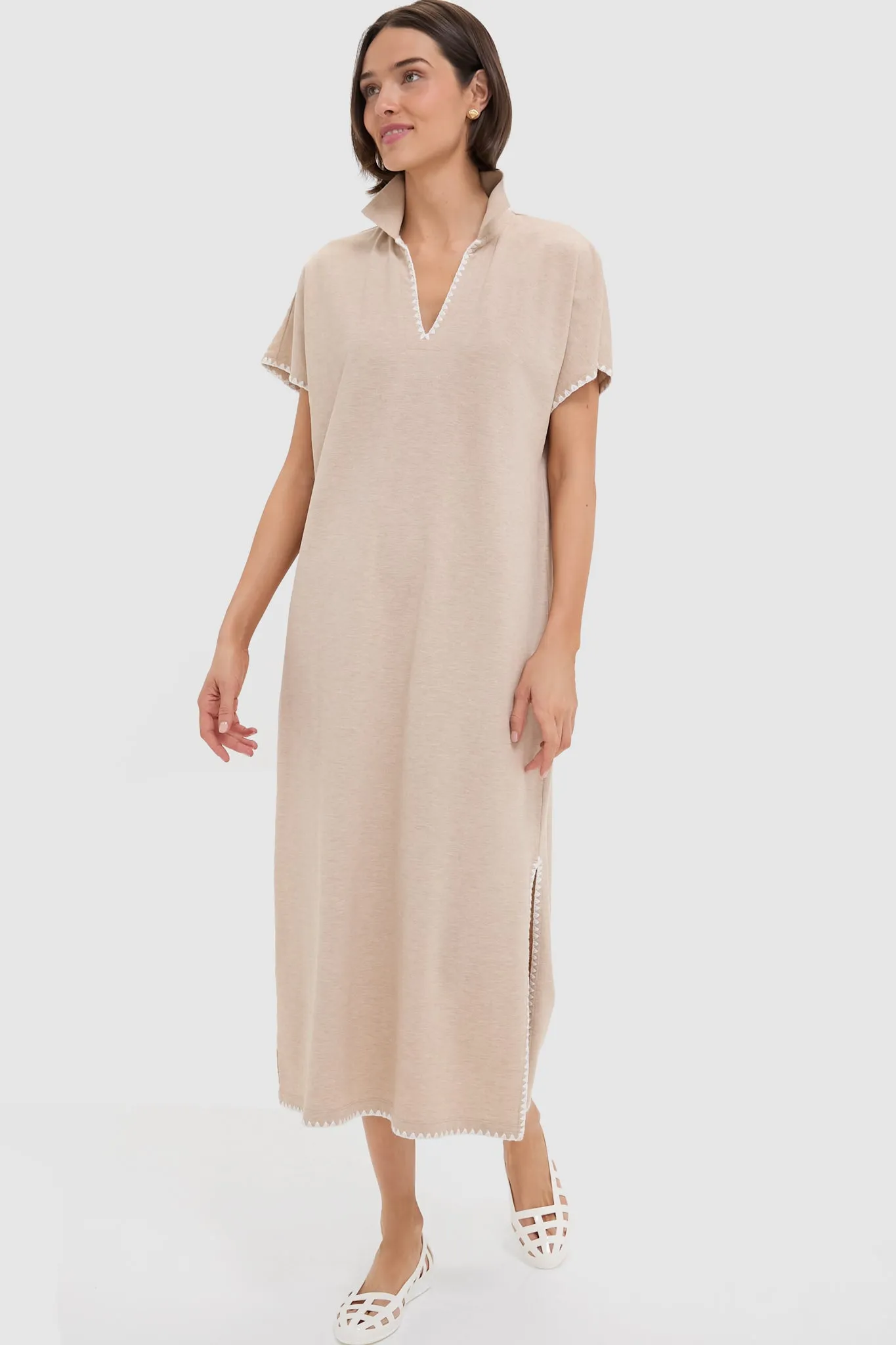 Sandstone Pique Melissa Maxi Dress sold by Tuckernuck product image thumbnail 2