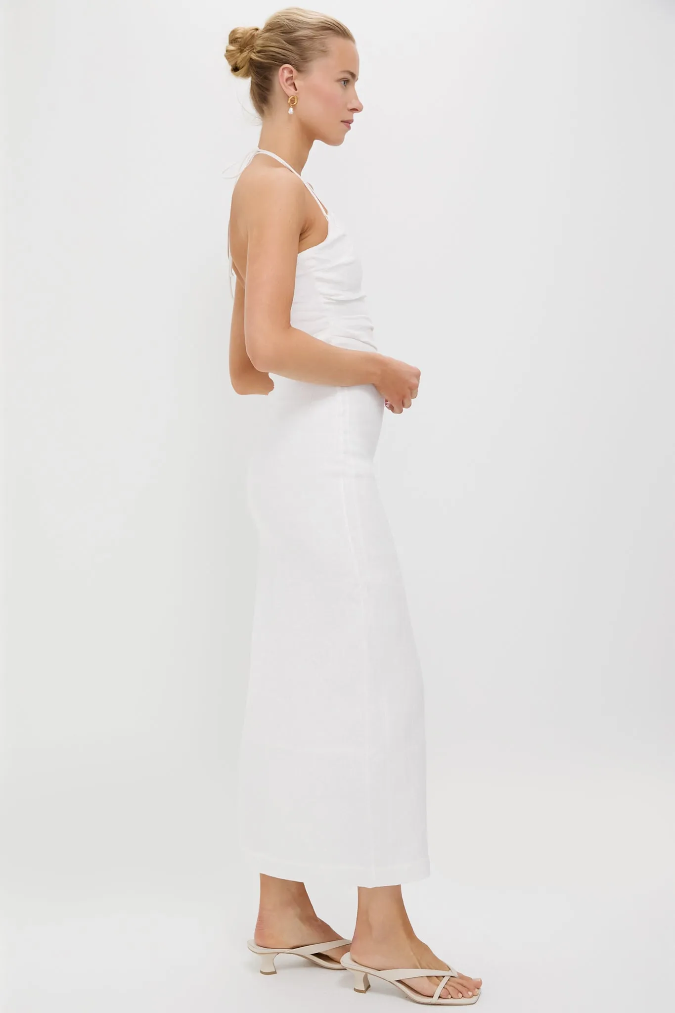 Ivory Camellia Midi Dress sold by Tuckernuck product image thumbnail 3