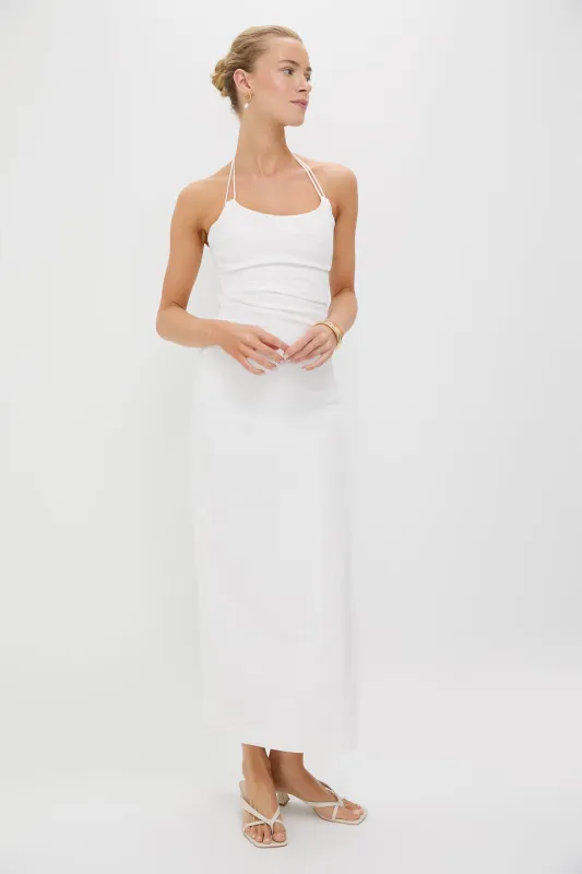 Ivory Camellia Midi Dress sold by Tuckernuck