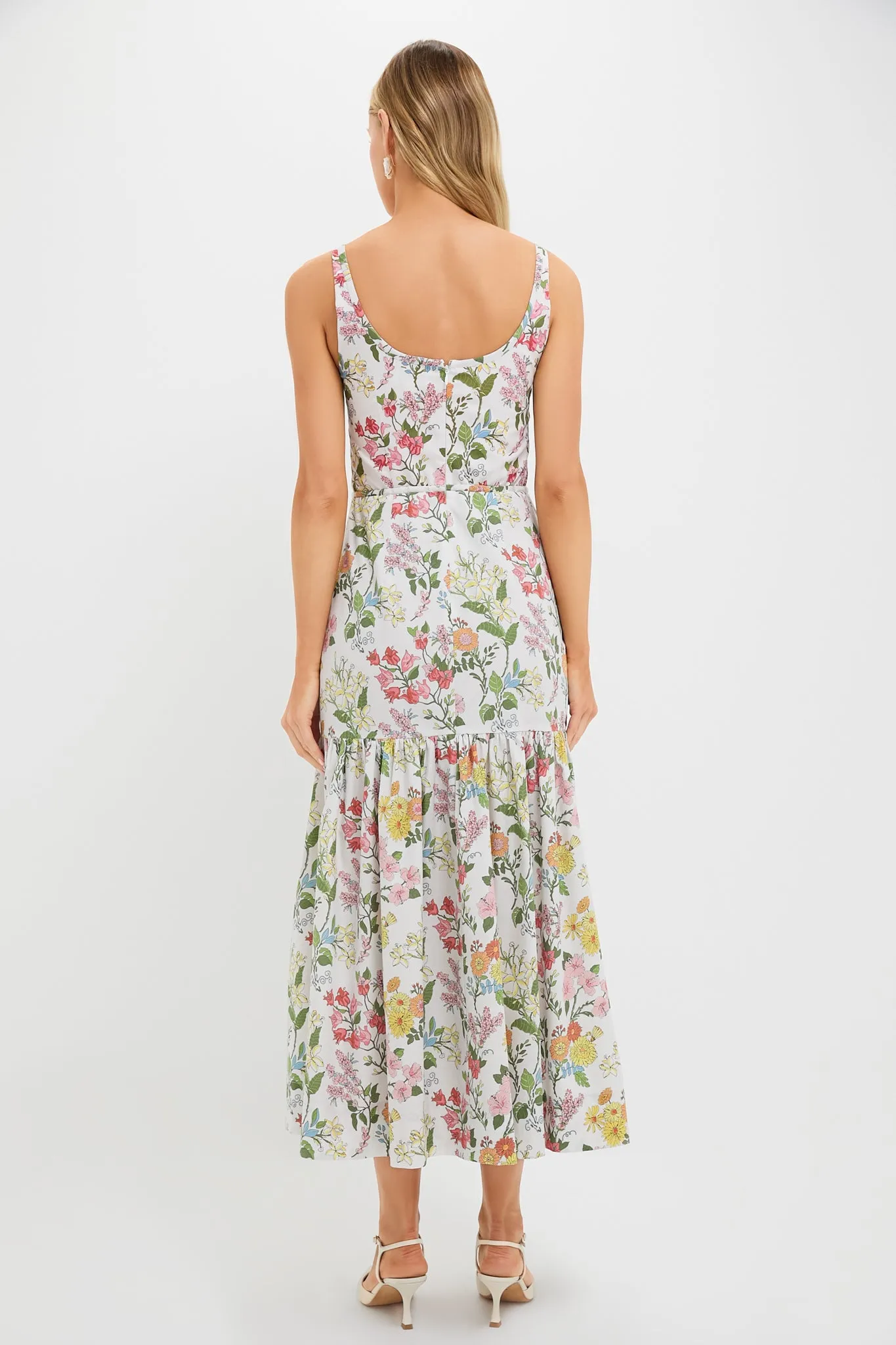 Multi Floral Double Drawstring Dress sold by Tuckernuck product image thumbnail 4