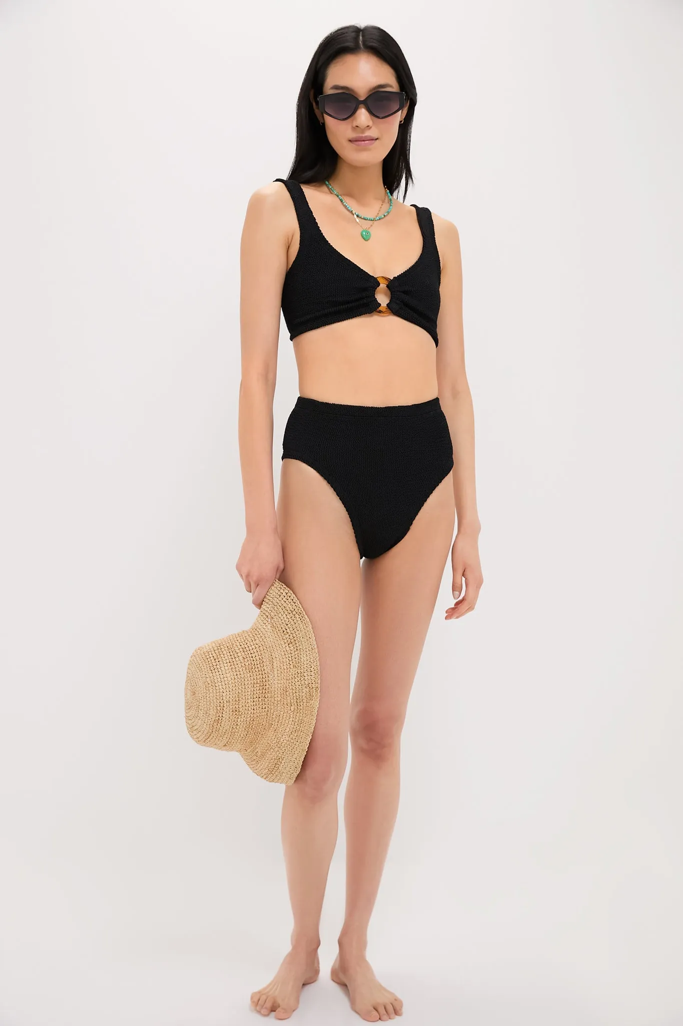 Black Hot Gossip Sunglasses sold by Tuckernuck product image thumbnail 3