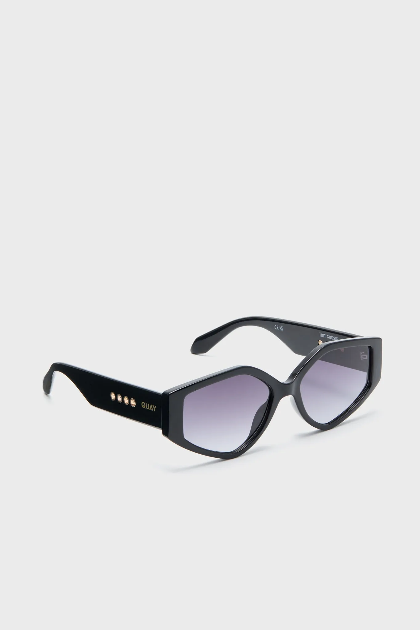 Black Hot Gossip Sunglasses sold by Tuckernuck product image thumbnail 4