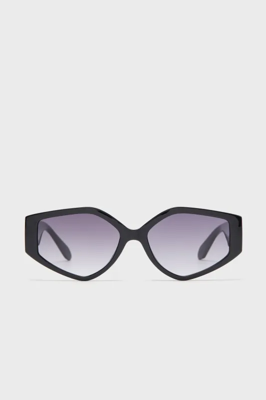 Black Hot Gossip Sunglasses made by Tuckernuck