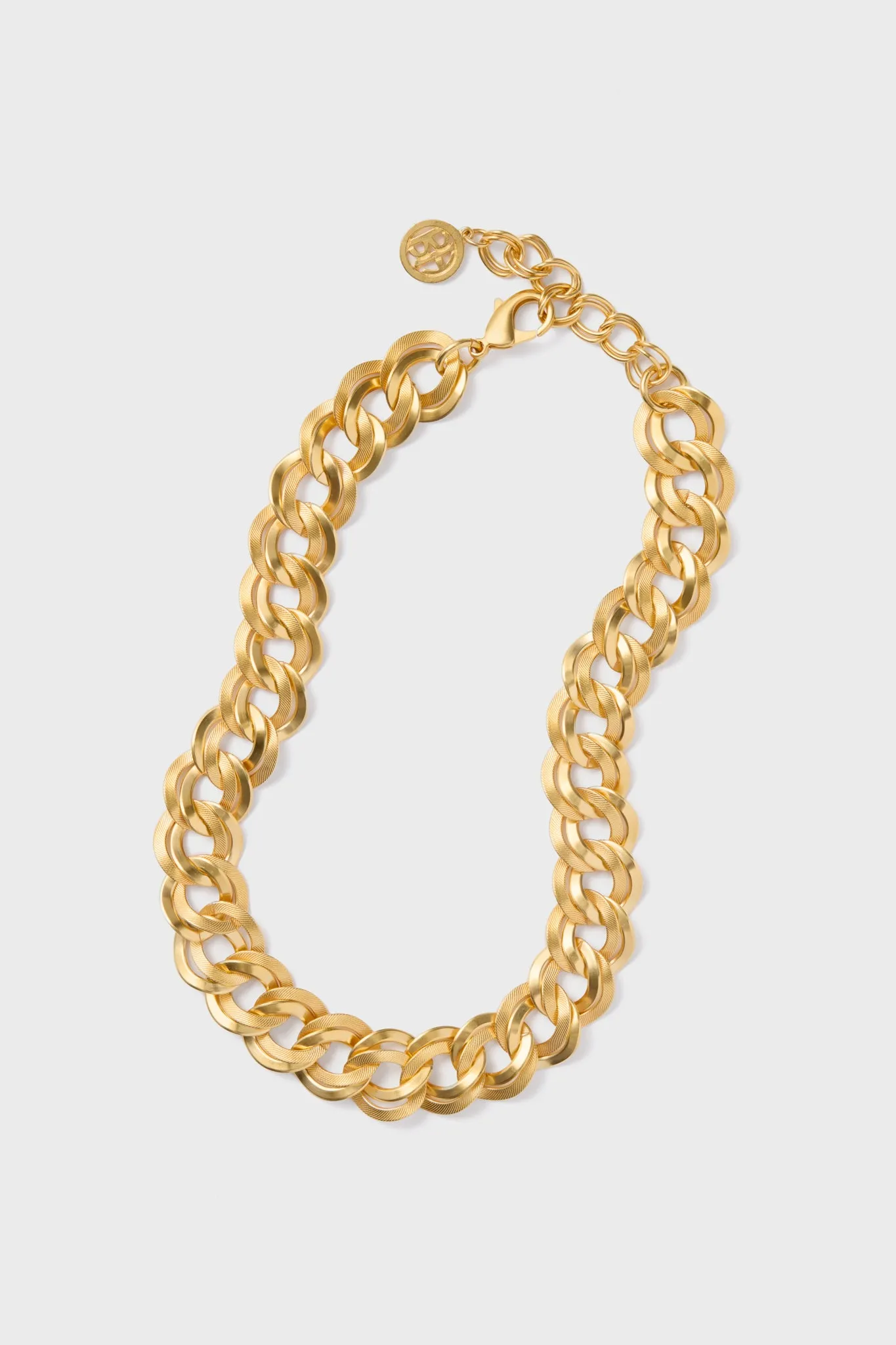 Gold Sun and Moon Link Necklace sold by Tuckernuck