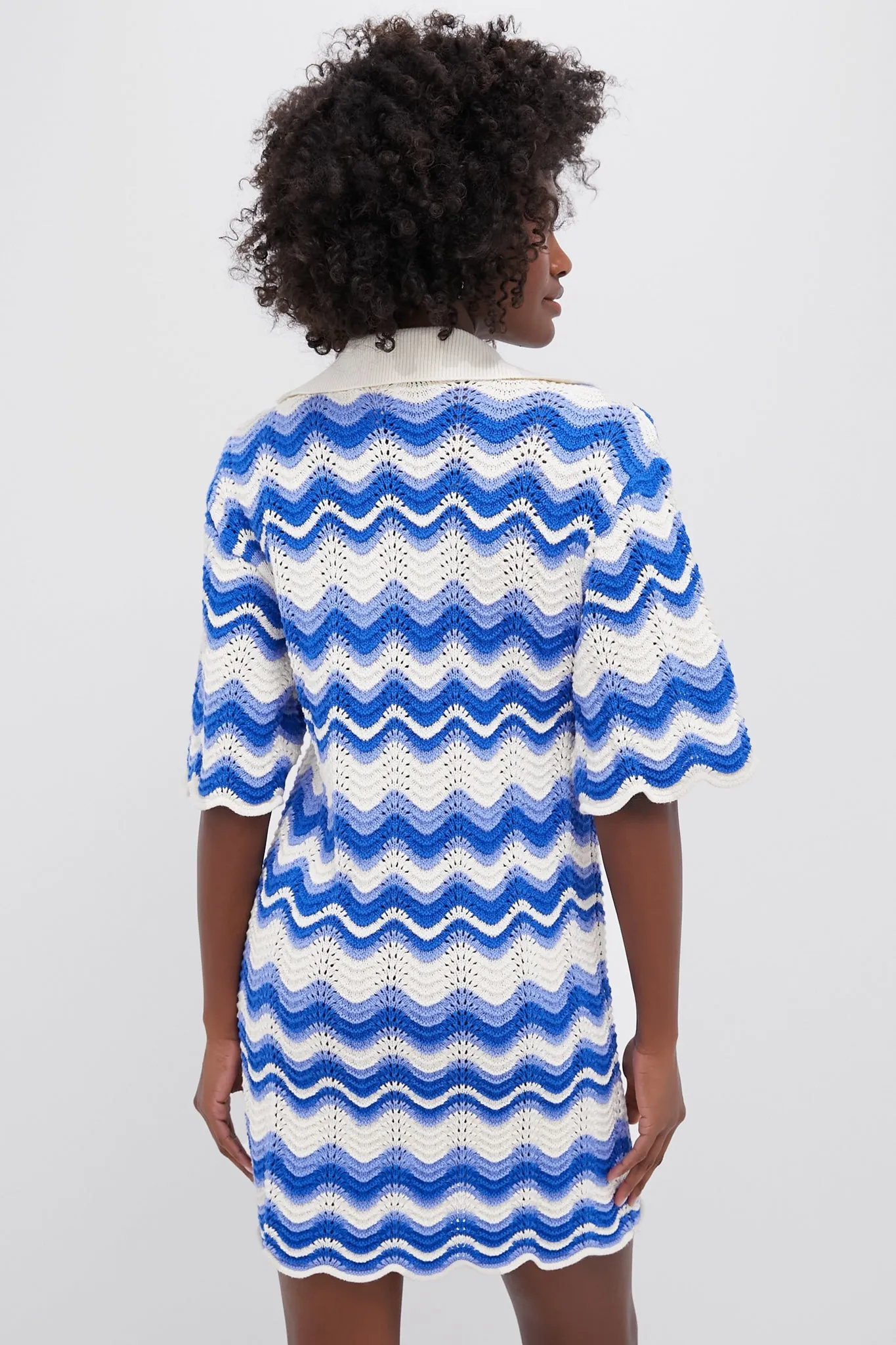 Blue Wave Leighton Mini Dress sold by Tuckernuck product image thumbnail 4