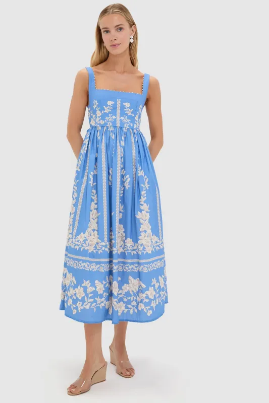 Barbara Madera Midi Dress sold by Tuckernuck