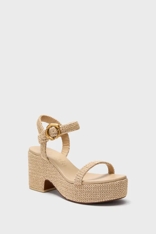 Natural Clara Platforms sold by Tuckernuck