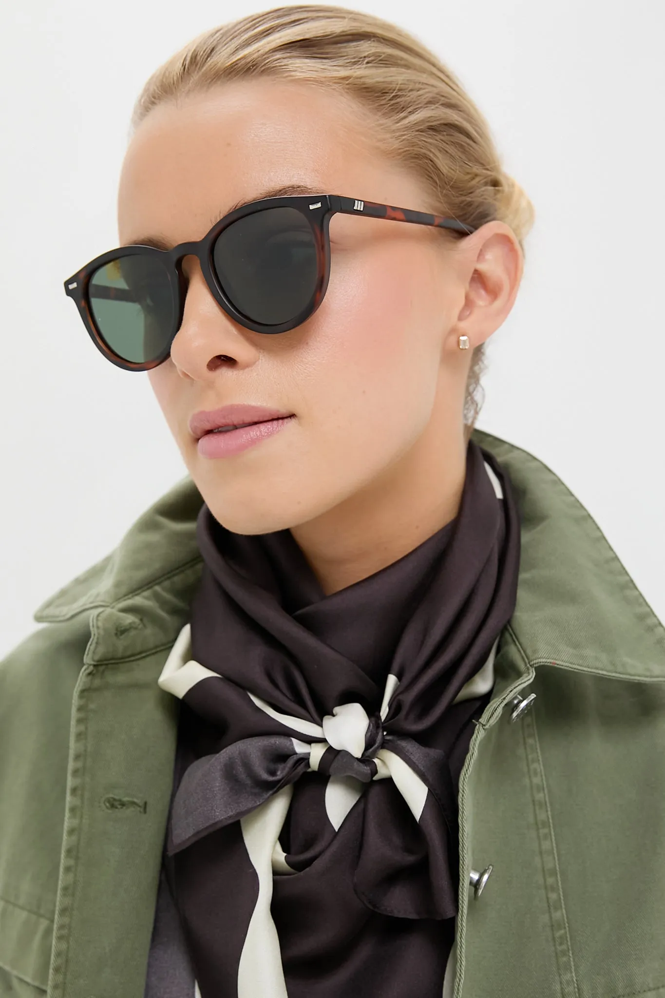 Matte Tort Fire Starter Sunglasses sold by Tuckernuck product image thumbnail 2