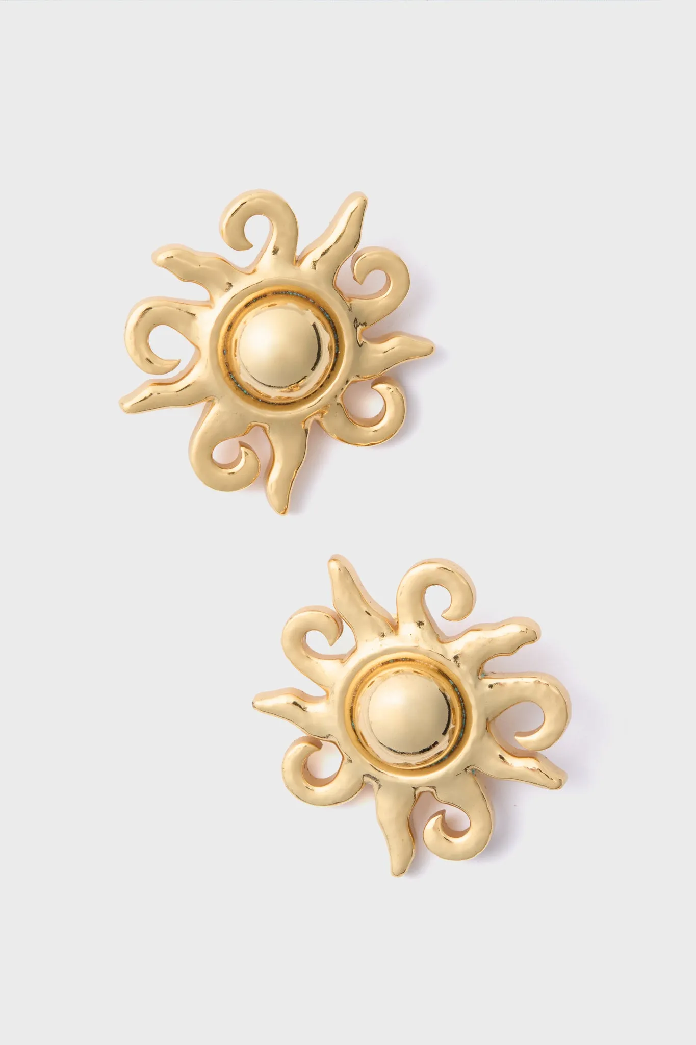Yellow Gold Soleil Earrings sold by Tuckernuck