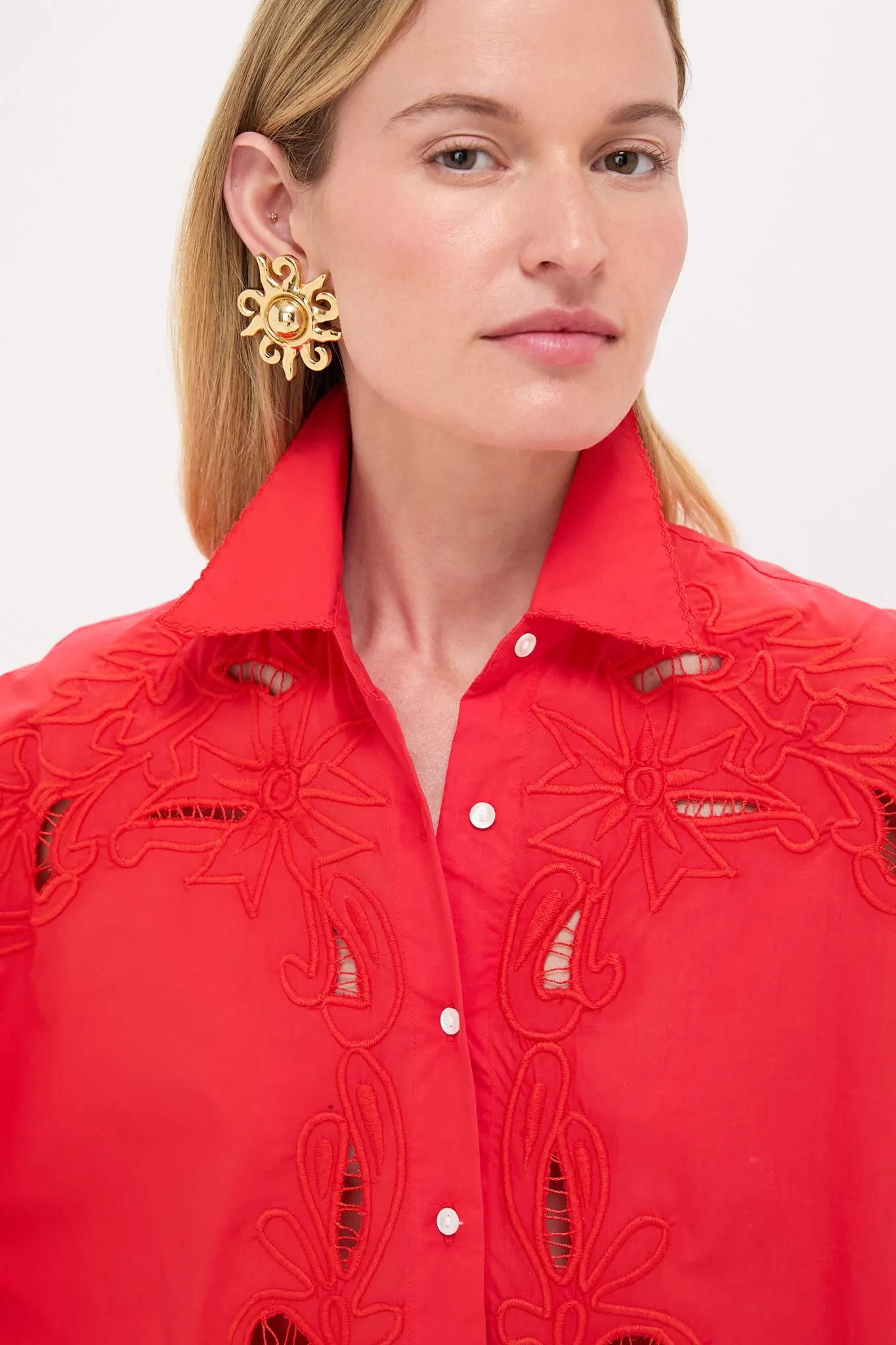 Yellow Gold Soleil Earrings sold by Tuckernuck product image thumbnail 2