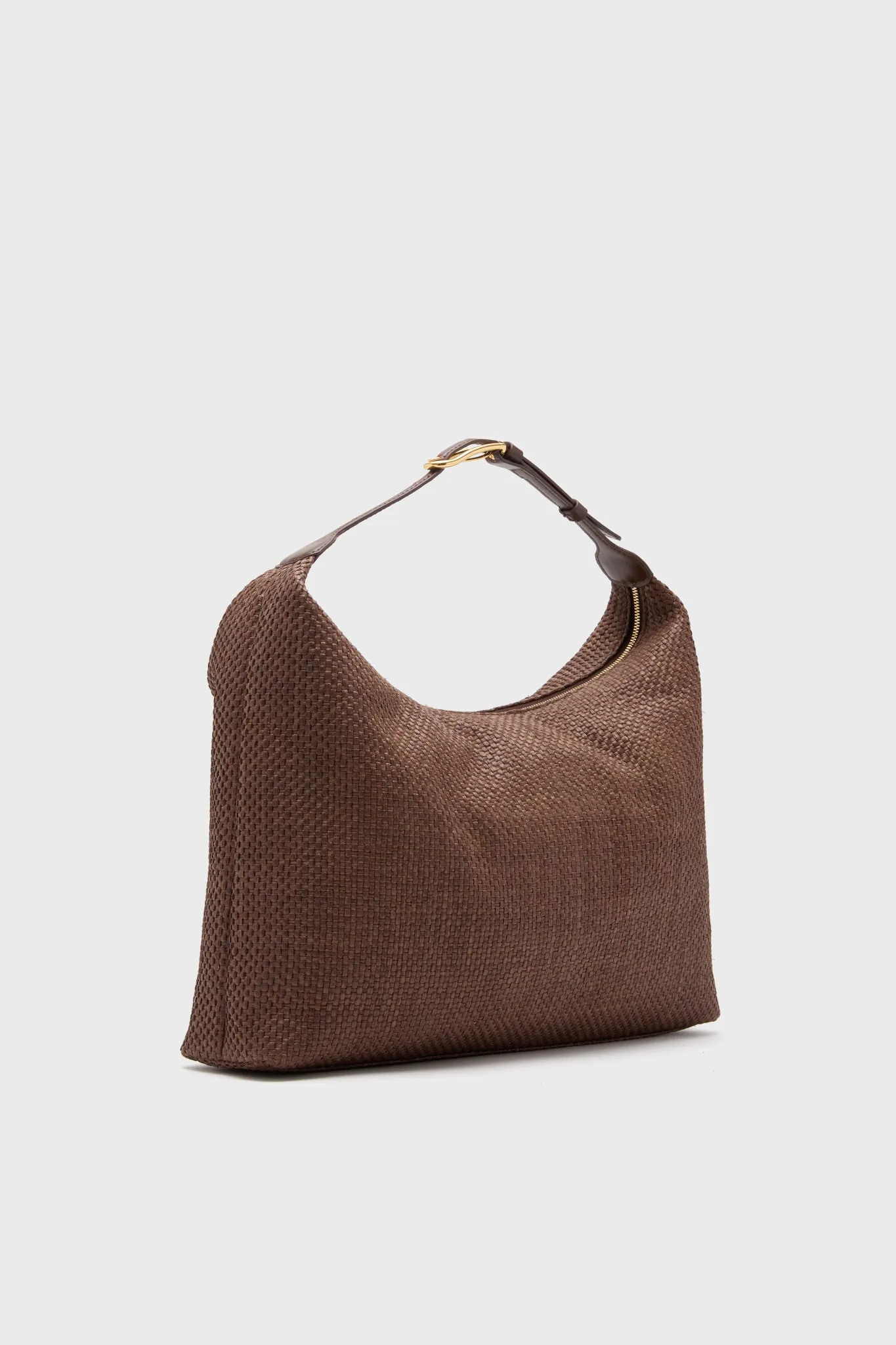 Brown Raffia Pillow Shoulder Bag sold by Tuckernuck product image thumbnail 4