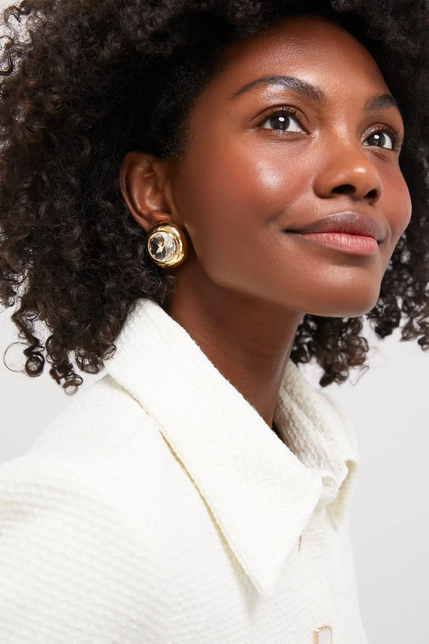 Clear Quartz Crystal Briller Earrings sold by Tuckernuck product image thumbnail 2