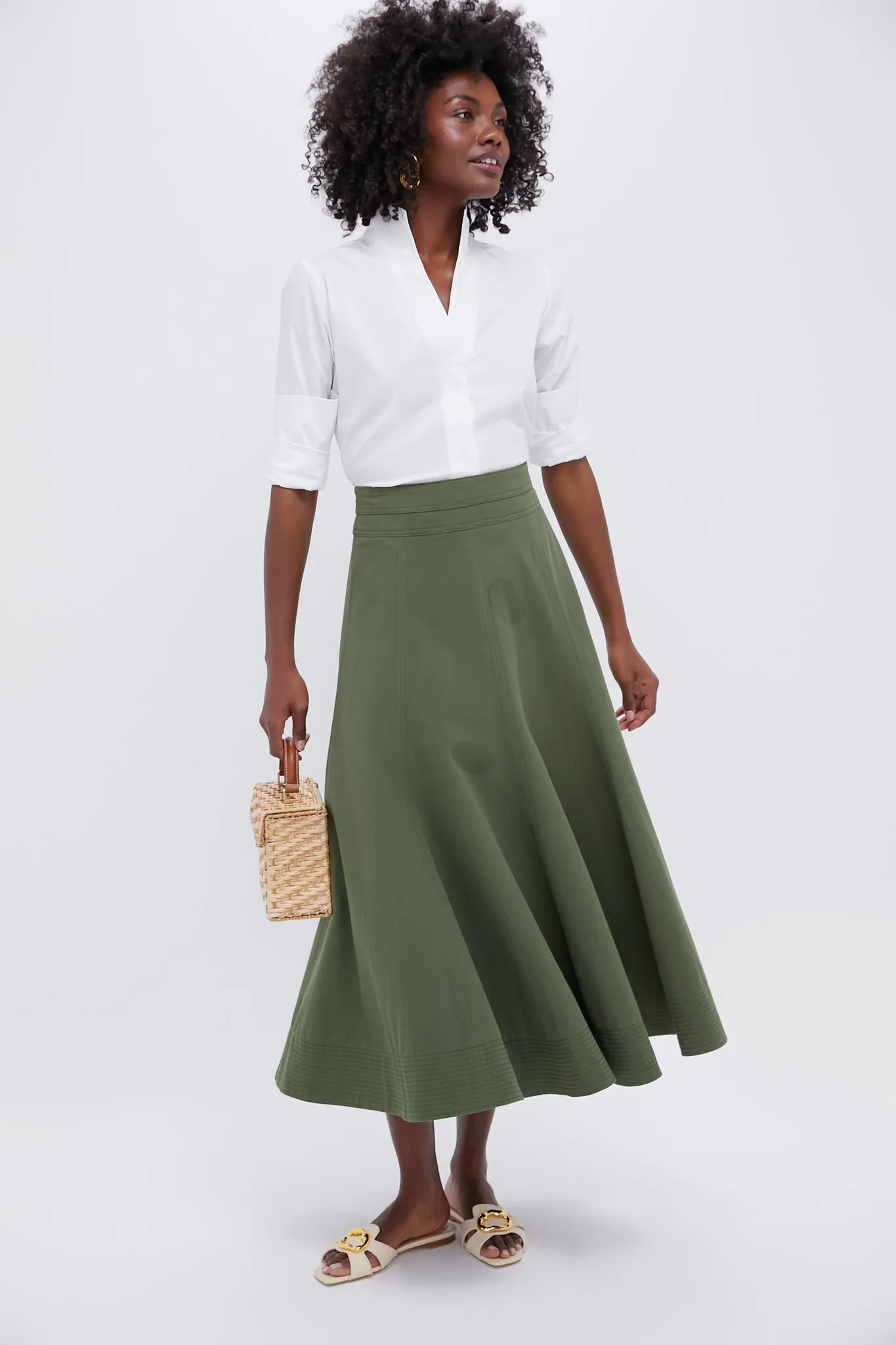 White Bessette Button Down sold by Tuckernuck