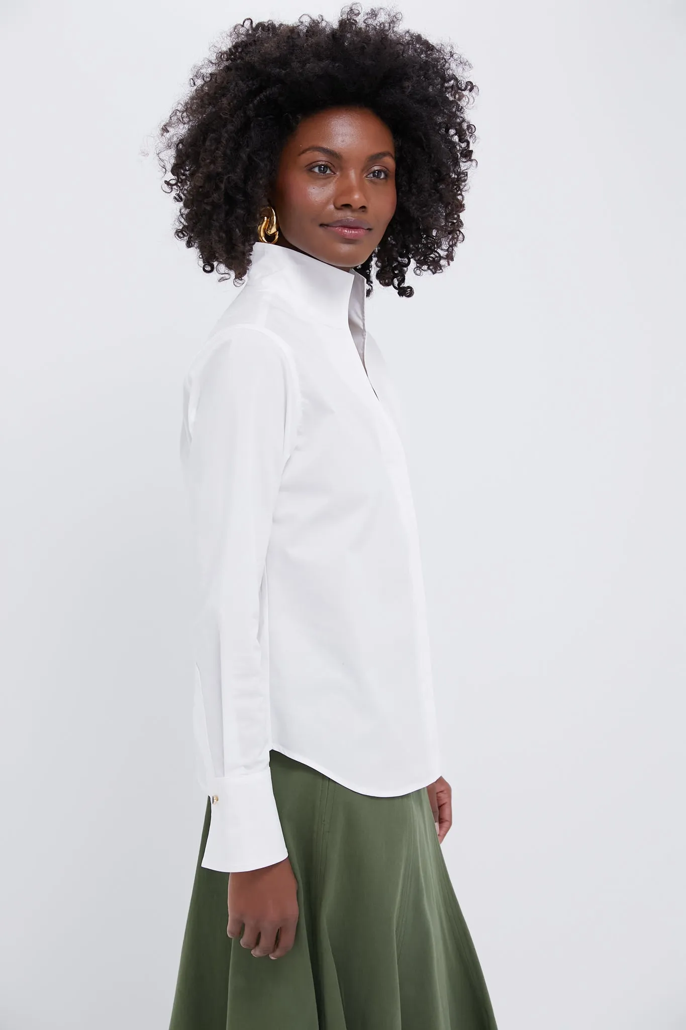 White Bessette Button Down sold by Tuckernuck product image thumbnail 3