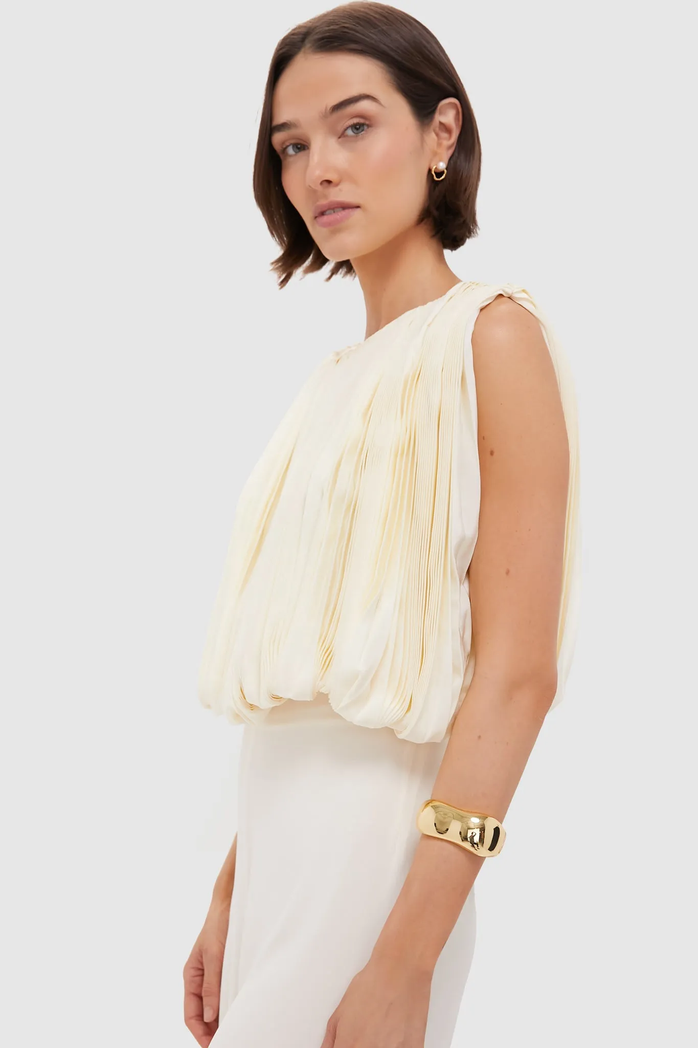 Ivory Dorett Blouse sold by Tuckernuck product image thumbnail 3