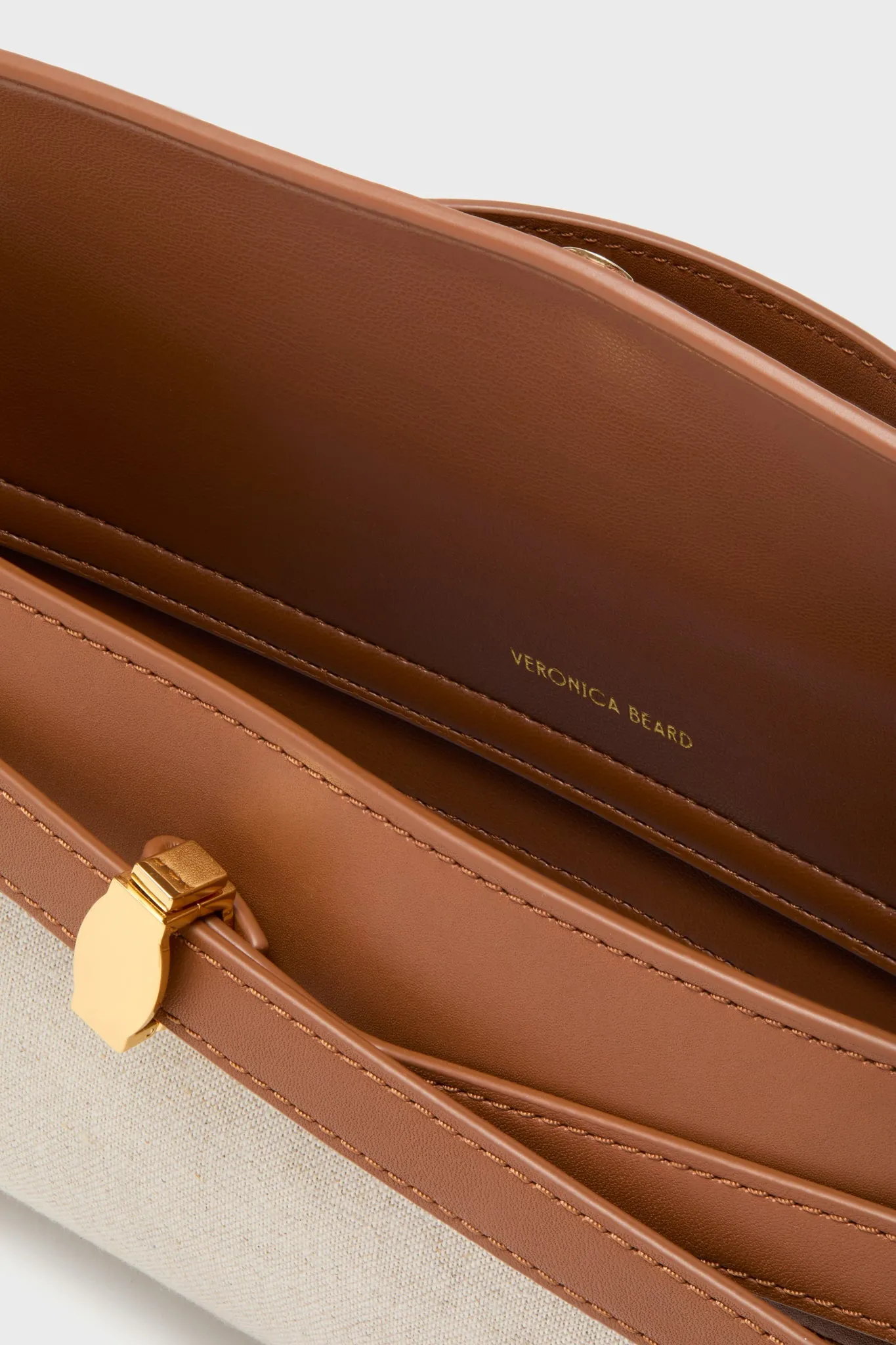 Natural and Hazel Veronica Beard Dash Clutch sold by Tuckernuck product image thumbnail 5