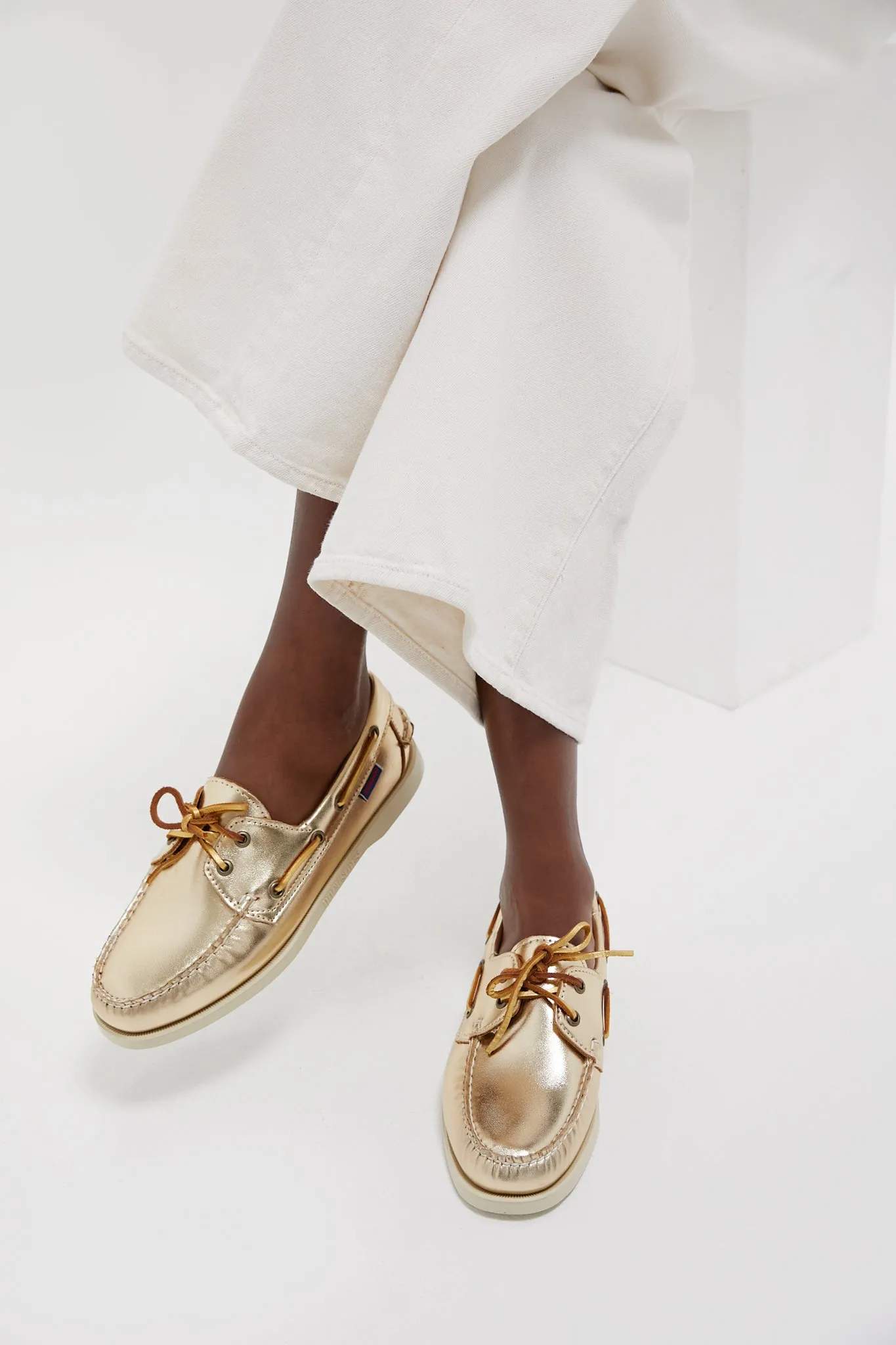 Gold Met Portland Docksides sold by Tuckernuck product image thumbnail 2