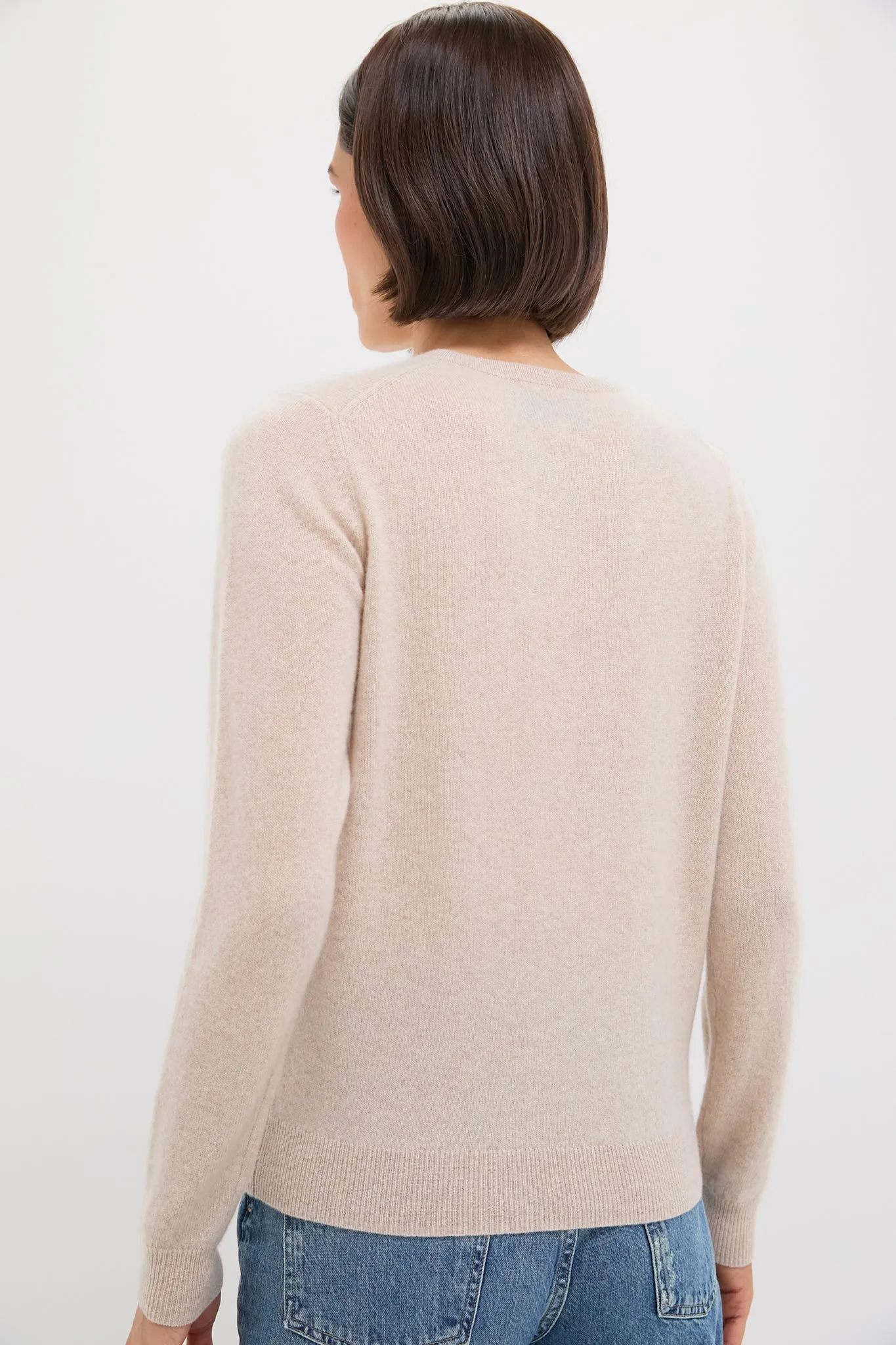 Sandstone Cashmere Crewneck Sweater sold by Tuckernuck product image thumbnail 4