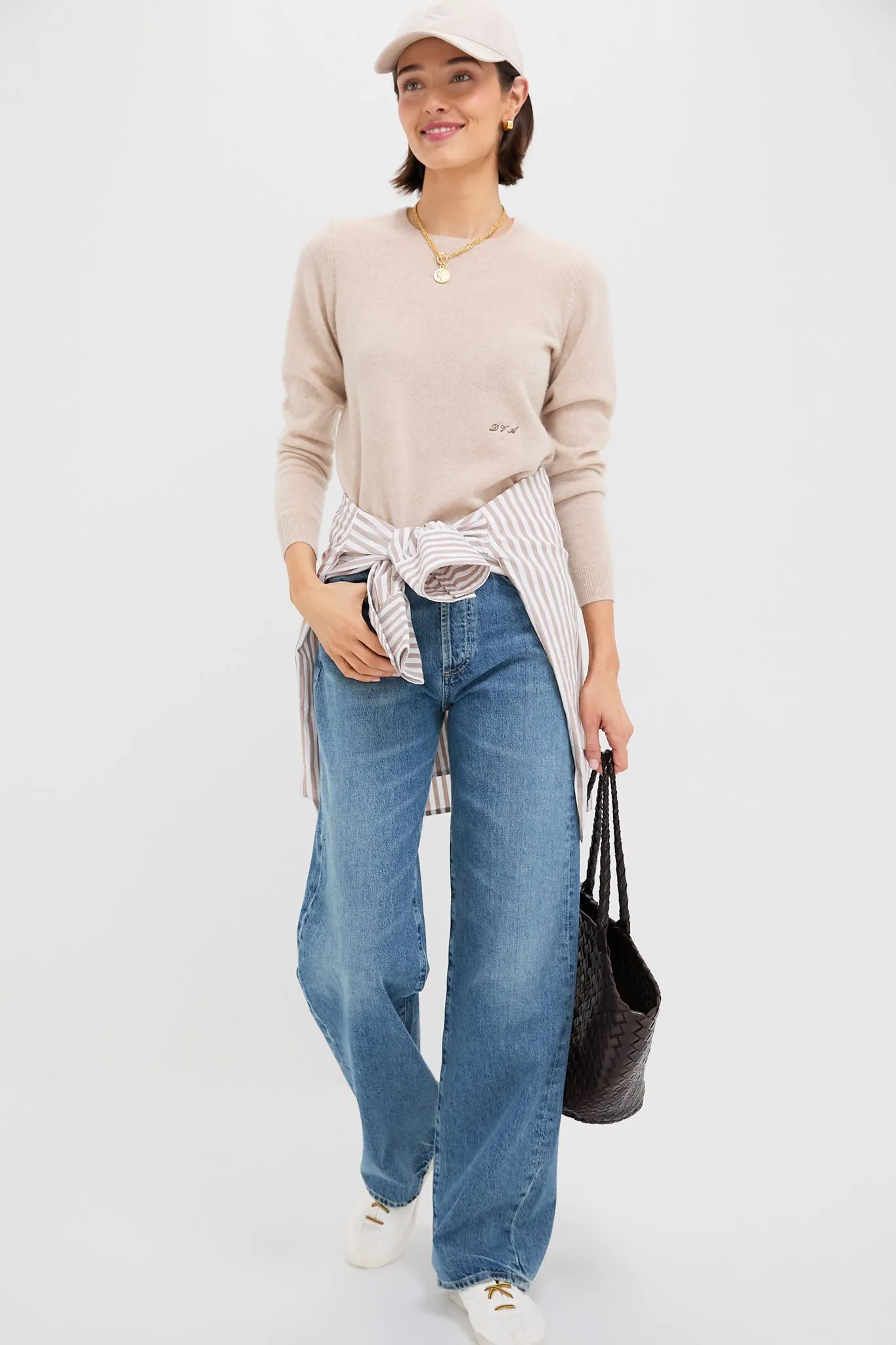 Sandstone Cashmere Crewneck Sweater sold by Tuckernuck product image thumbnail 2