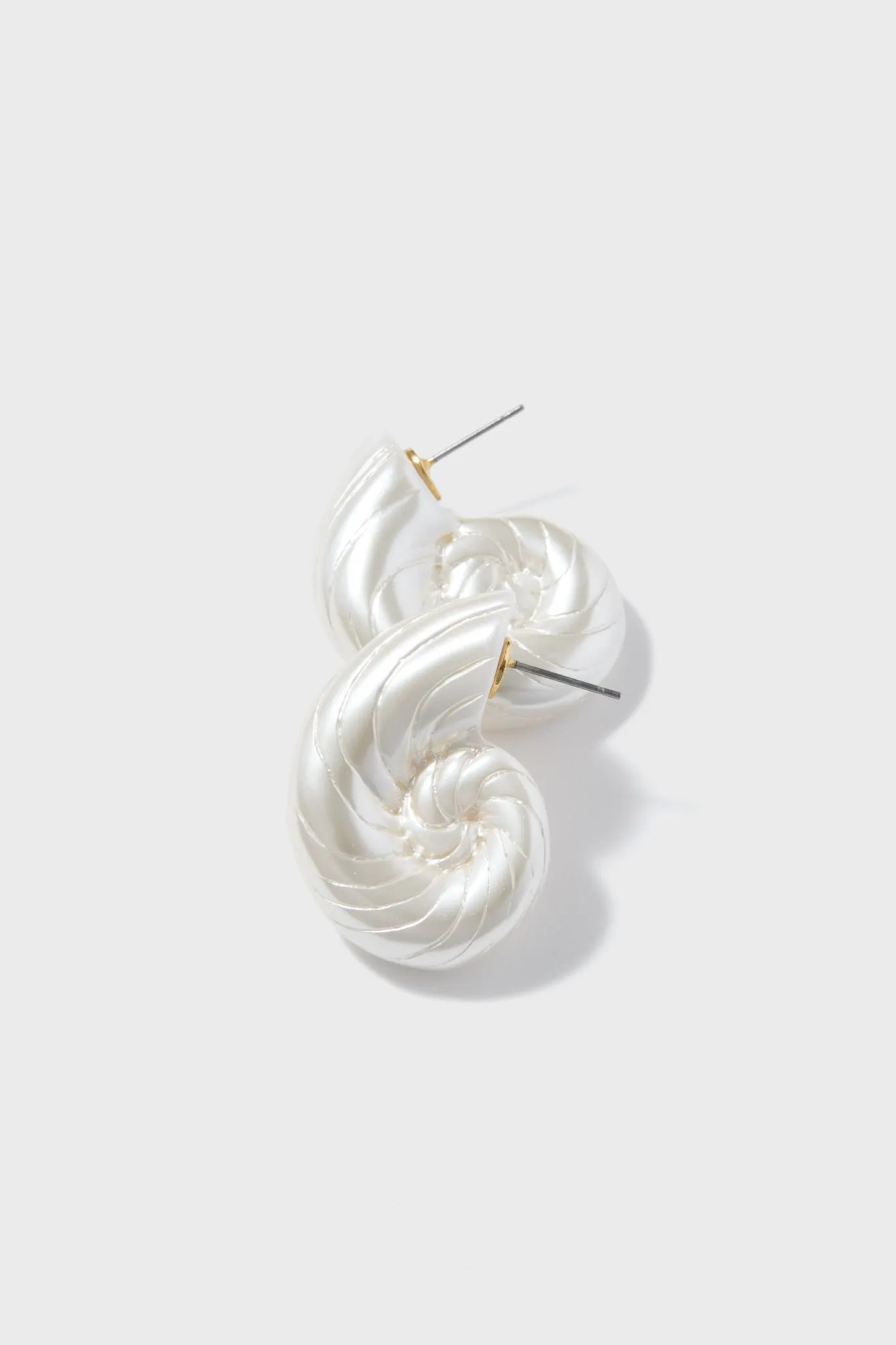 Pearl Nautilus Earrings sold by Tuckernuck product image thumbnail 4