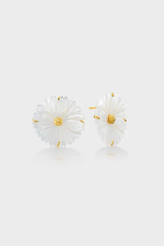 Mermaid Garden Blossom Stud Earrings sold by Tuckernuck