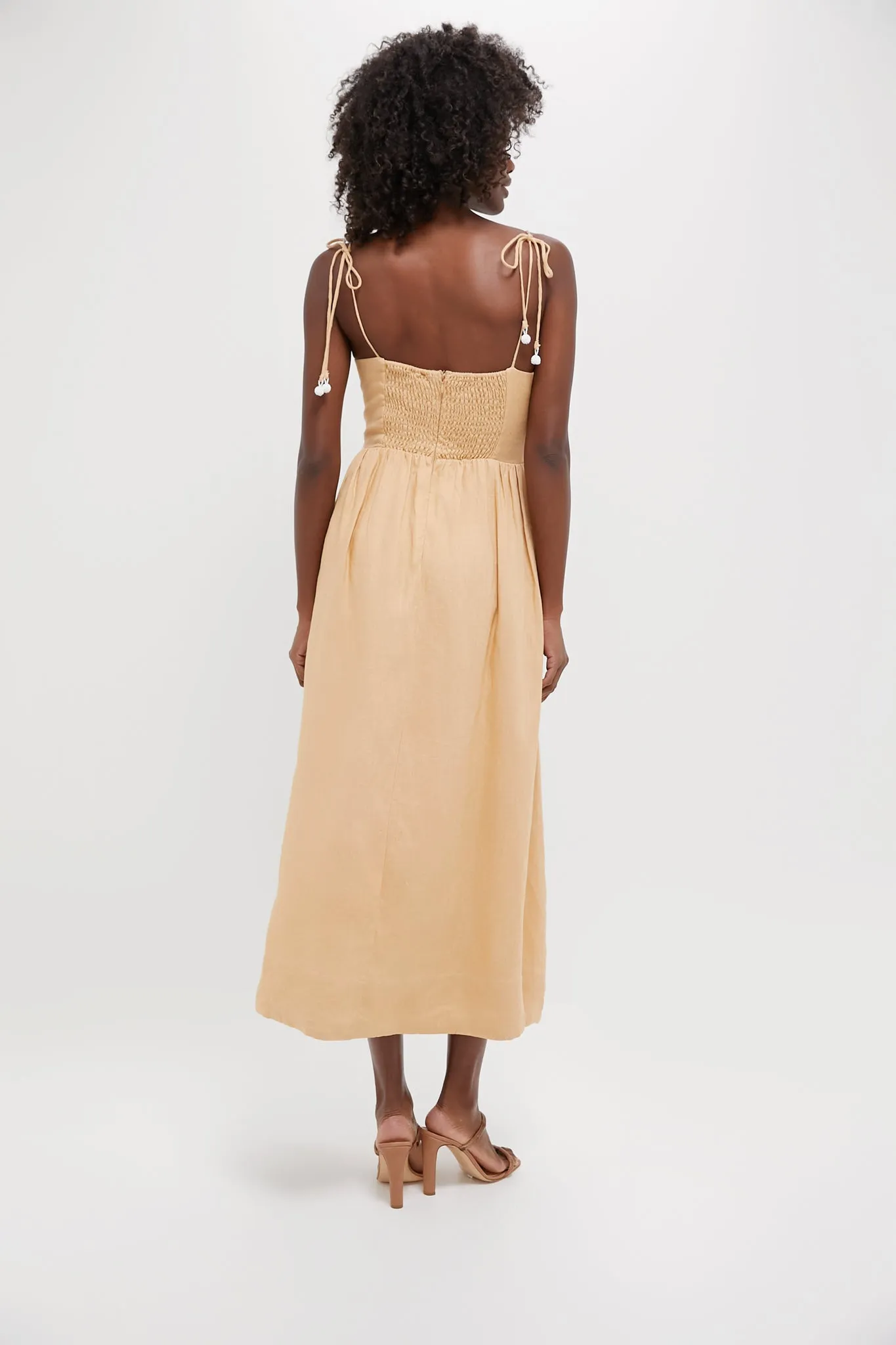 Sand Richelieu Cup Midi Dress sold by Tuckernuck product image thumbnail 4