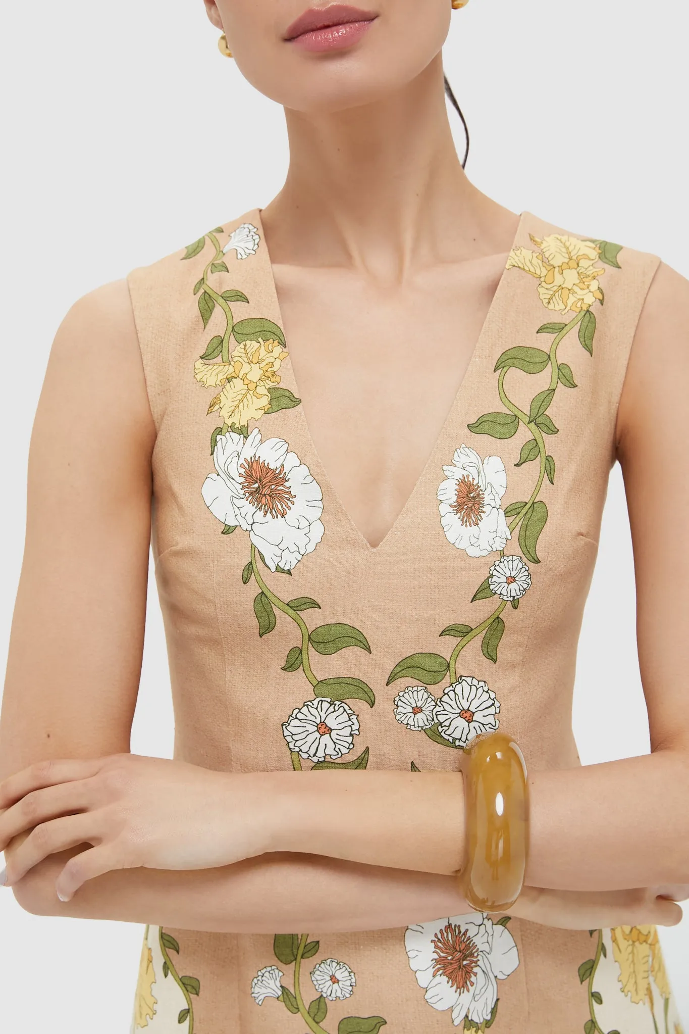 Verona Floral Rivera Mini Dress sold by Tuckernuck product image thumbnail 5