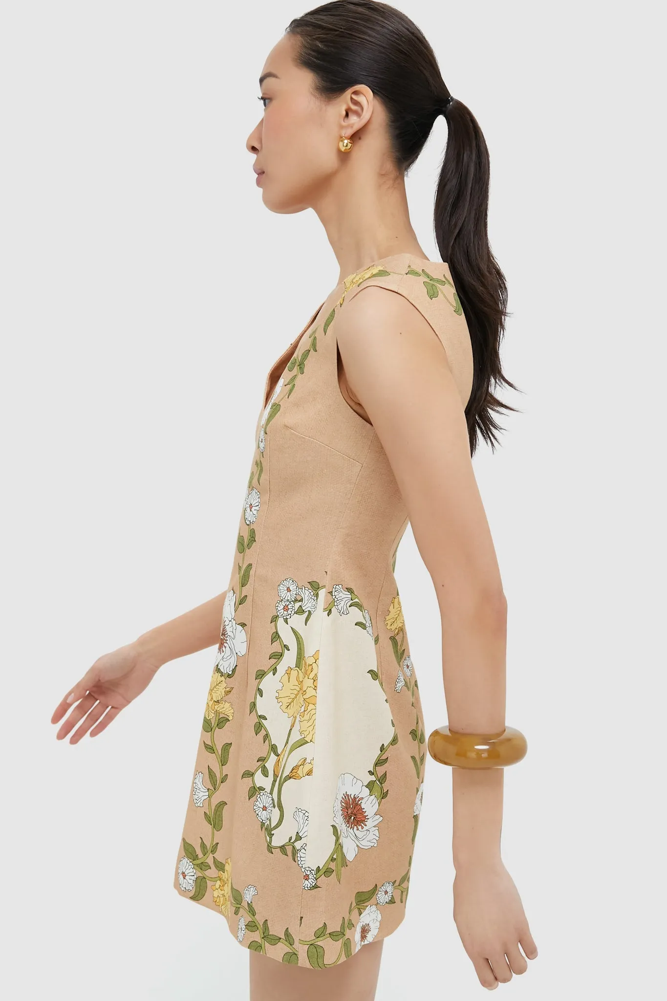 Verona Floral Rivera Mini Dress sold by Tuckernuck product image thumbnail 3