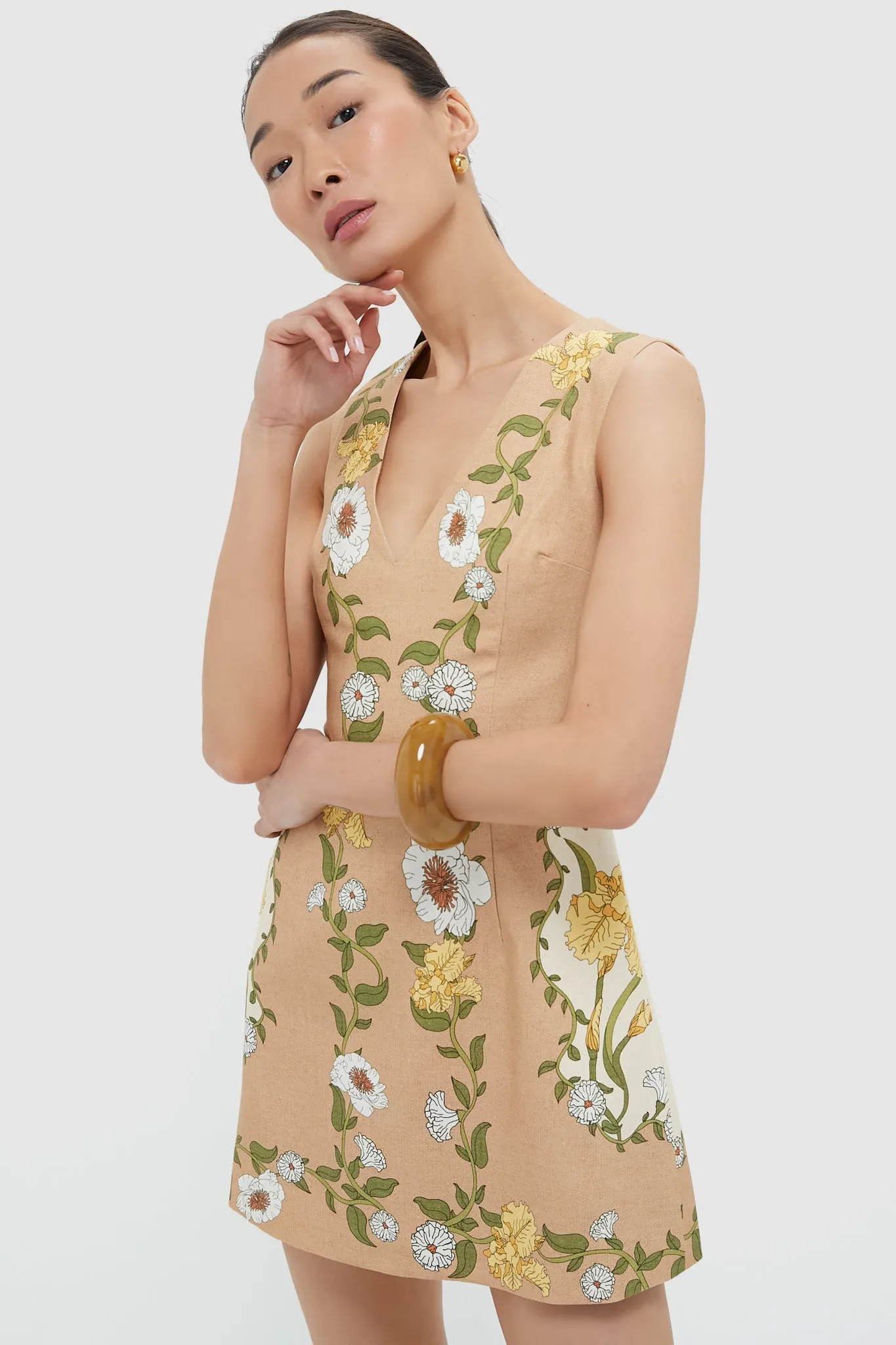 Verona Floral Rivera Mini Dress sold by Tuckernuck