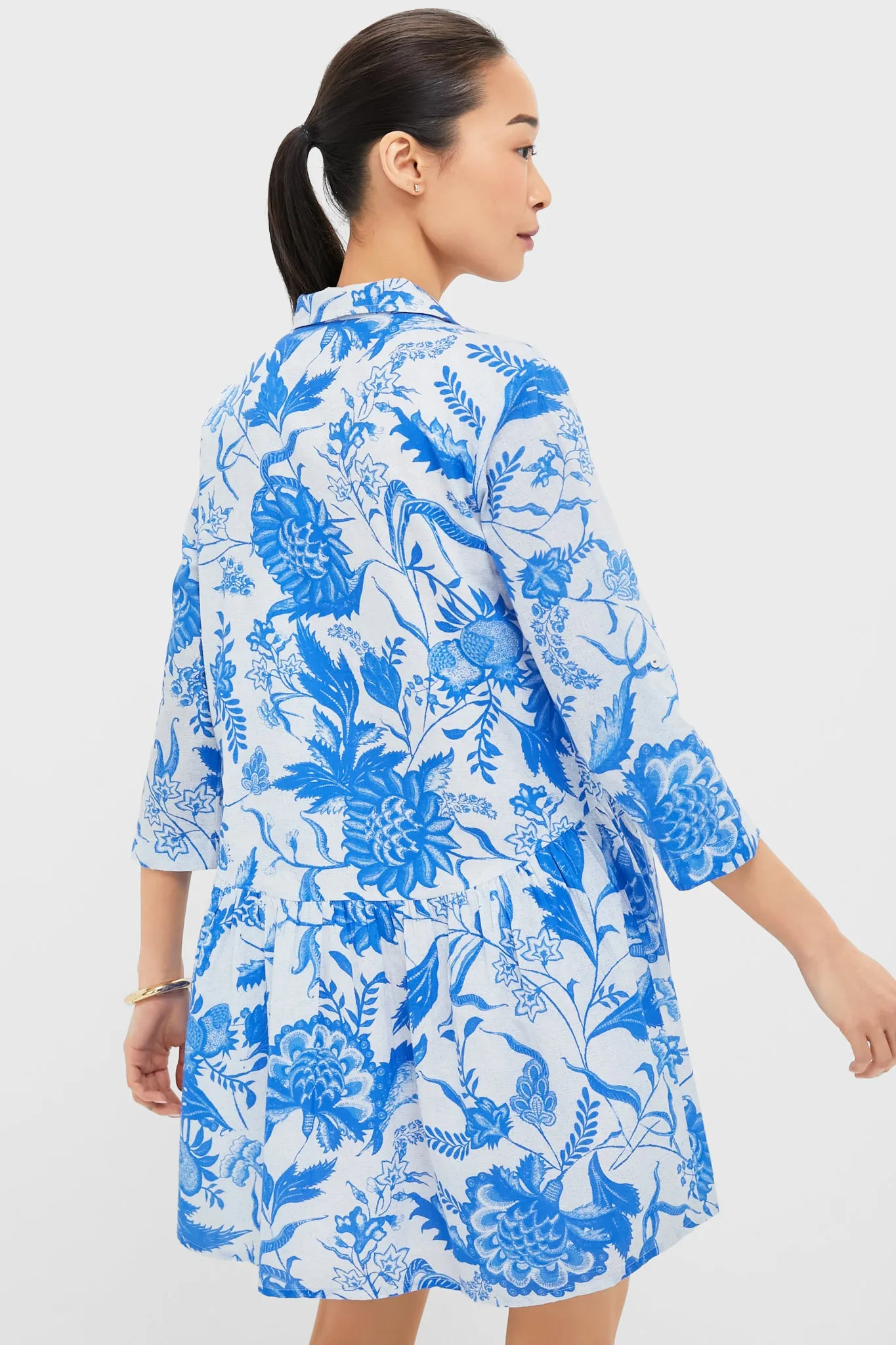 Exclusive Blue Tiffany Deauville Mini Dress sold by Tuckernuck product image thumbnail 4