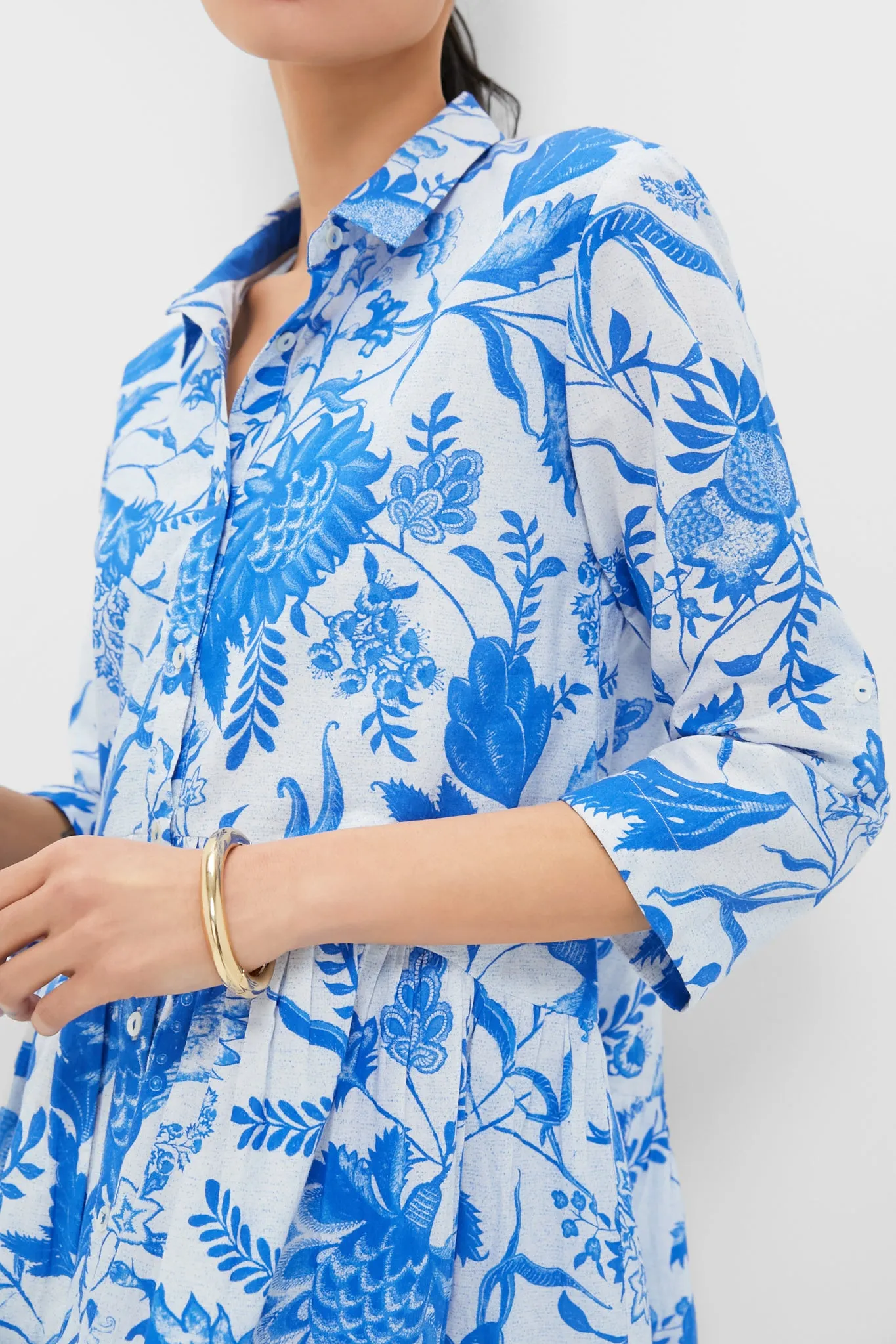 Exclusive Blue Tiffany Deauville Mini Dress sold by Tuckernuck product image thumbnail 5