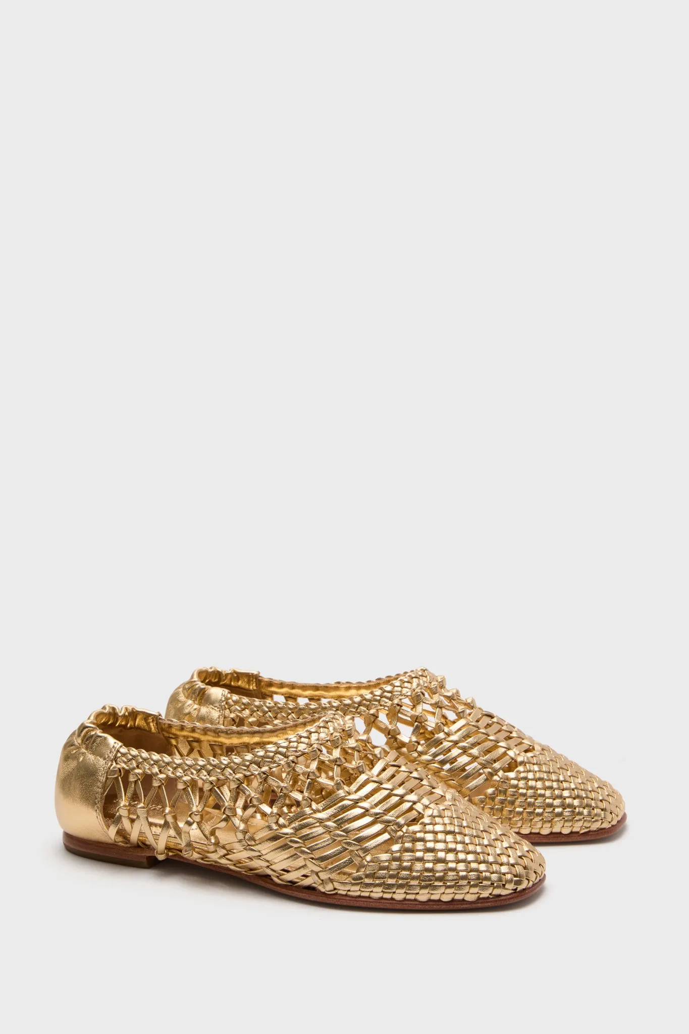 Gold Open Weave Ballet Flats sold by Tuckernuck product image thumbnail 4