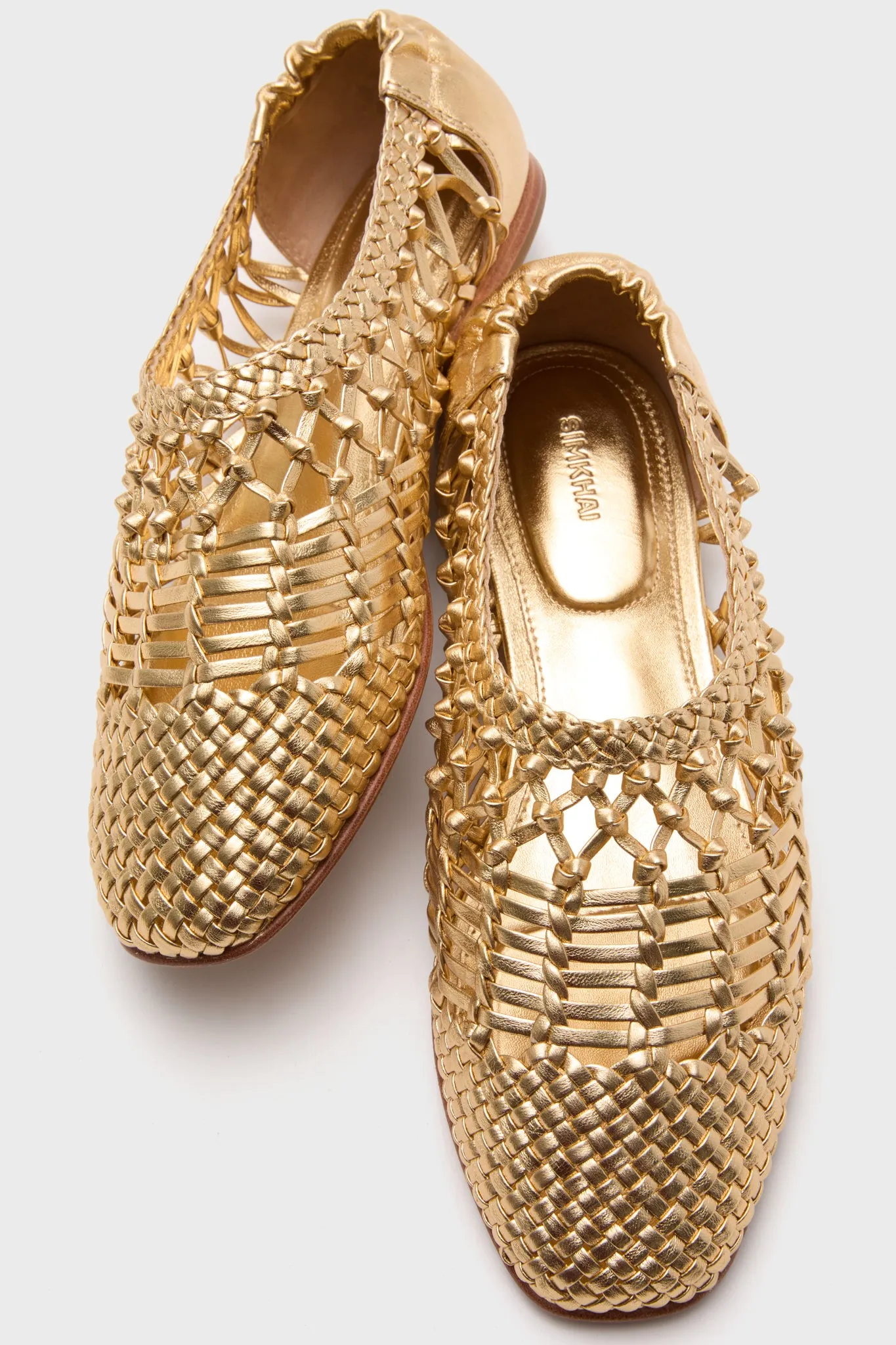 Gold Open Weave Ballet Flats sold by Tuckernuck product image thumbnail 5