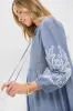 Embroidered Chambray Long Sleeve Salty Paloma Caftan sold by Tuckernuck