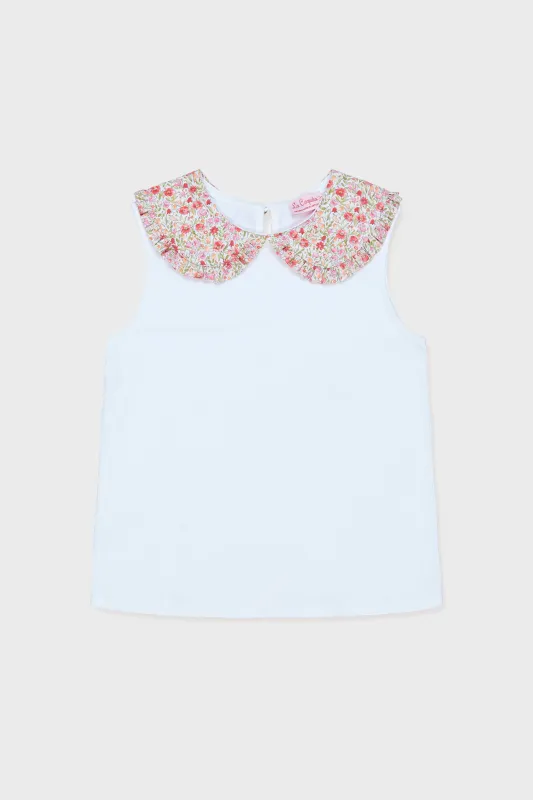 Red Floral Florentina Top sold by Tuckernuck