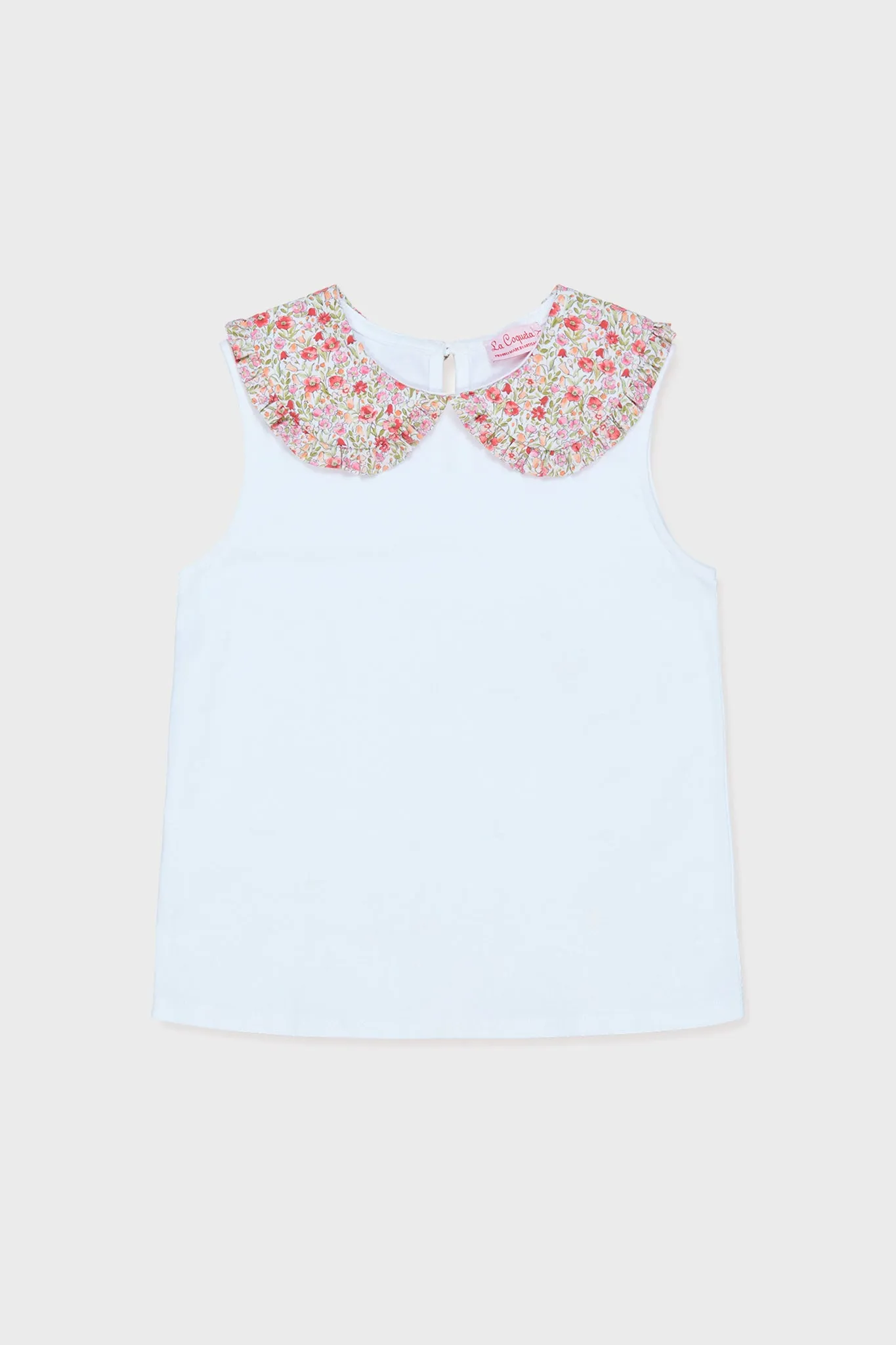 Red Floral Florentina Top sold by Tuckernuck