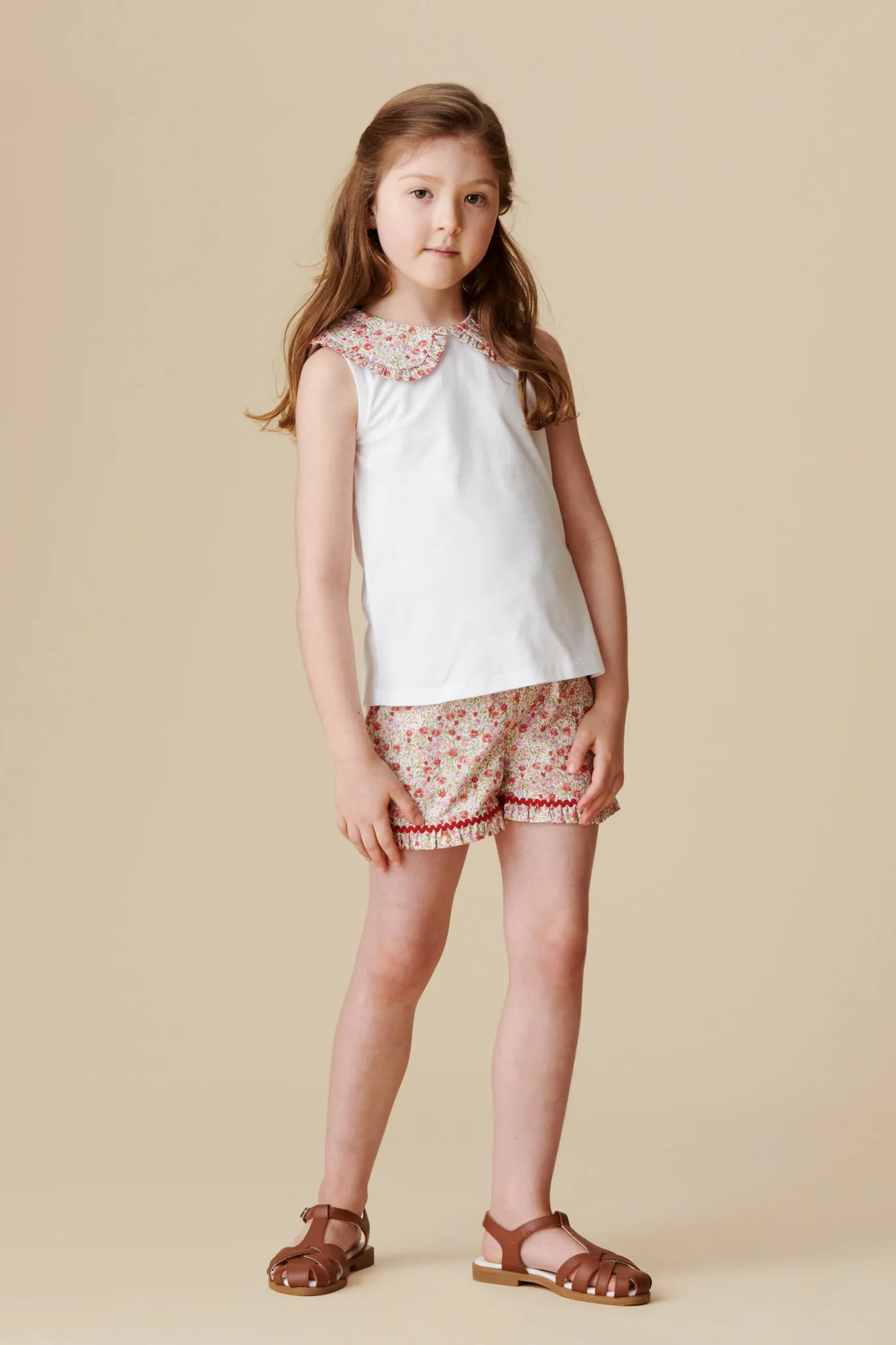 Red Floral Florentina Top sold by Tuckernuck product image thumbnail 2