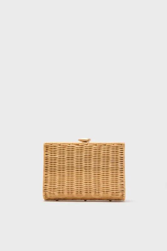 Natural The Petite Heart Clutch sold by Tuckernuck