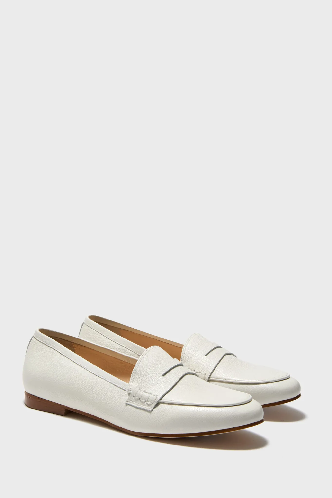 White Pebbled Rowan Leather Loafers sold by Tuckernuck product image thumbnail 4