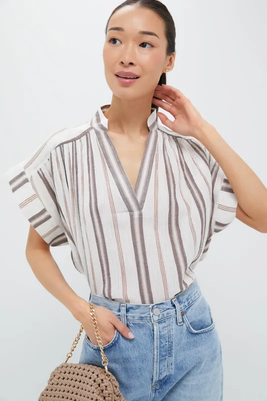 Brun Cory Blouse sold by Tuckernuck