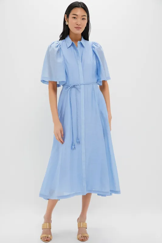 Powder Blue Cindy Midi Dress sold by Tuckernuck