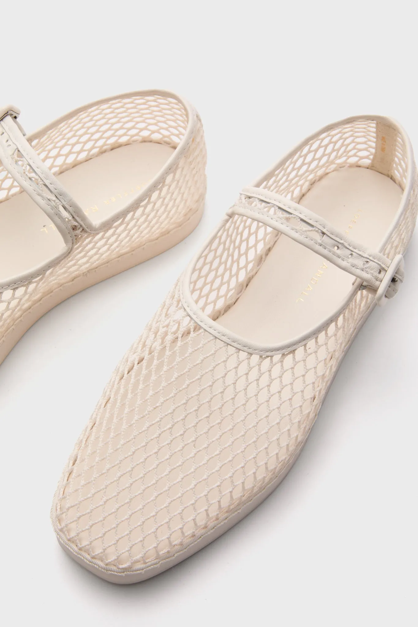White Netted Mesh Rita Mary Janes sold by Tuckernuck product image thumbnail 5