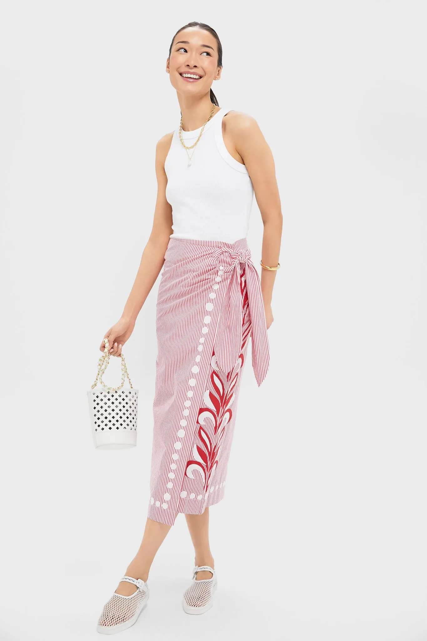 White Netted Mesh Rita Mary Janes sold by Tuckernuck product image thumbnail 2