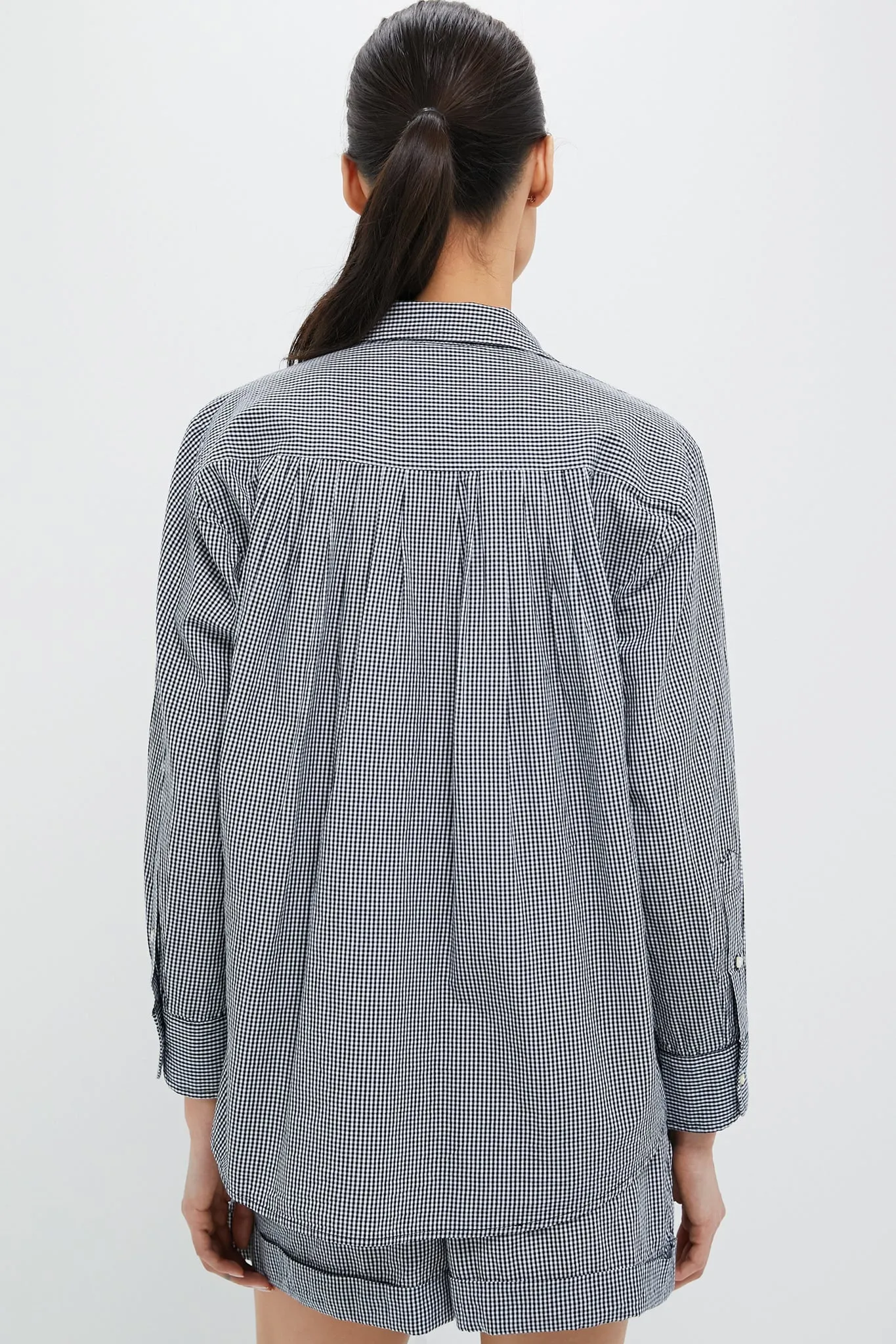 Black and White Gingham The Society Top sold by Tuckernuck product image thumbnail 4