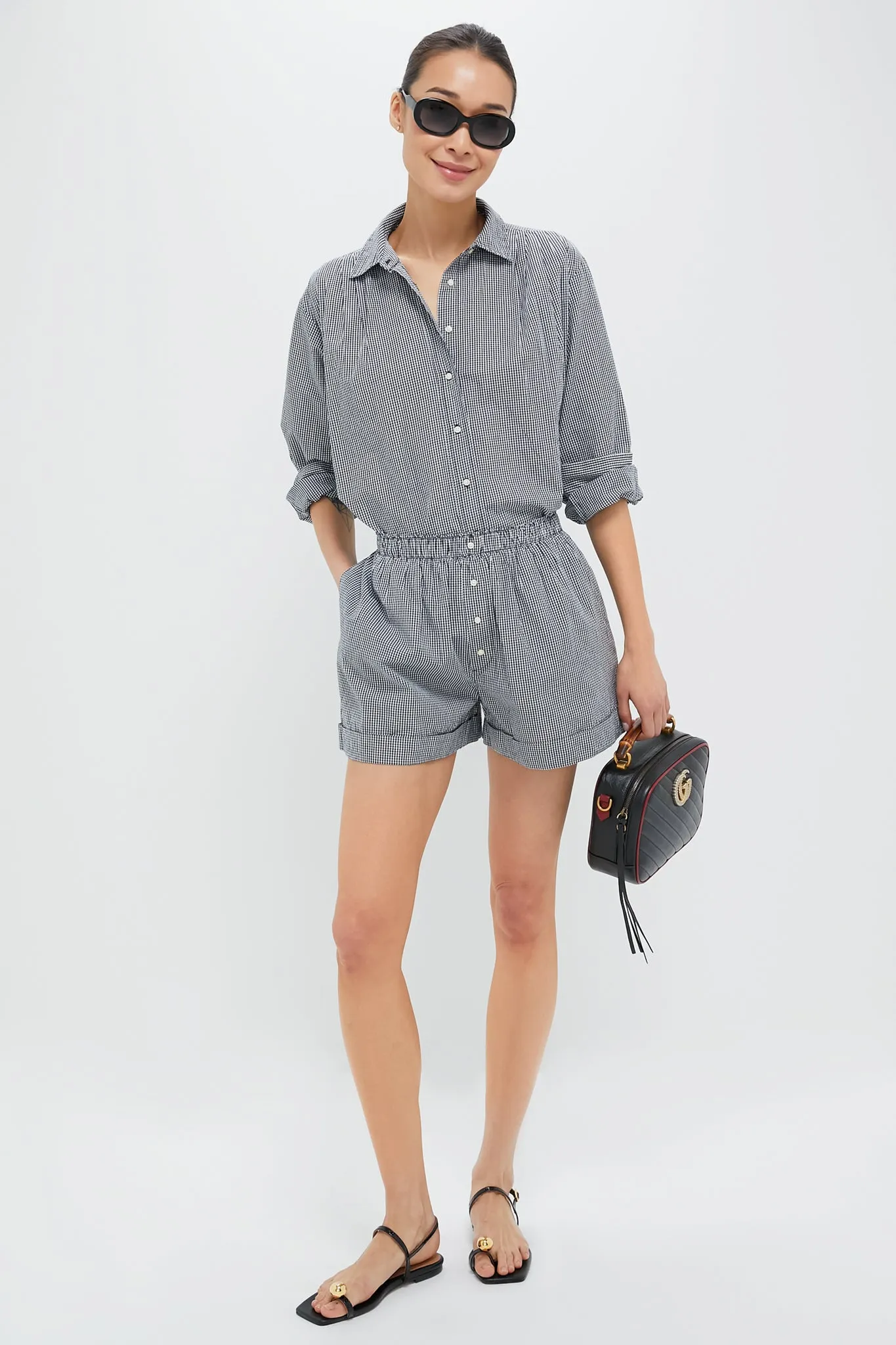 Black and White Gingham The Boxer Short sold by Tuckernuck product image thumbnail 2