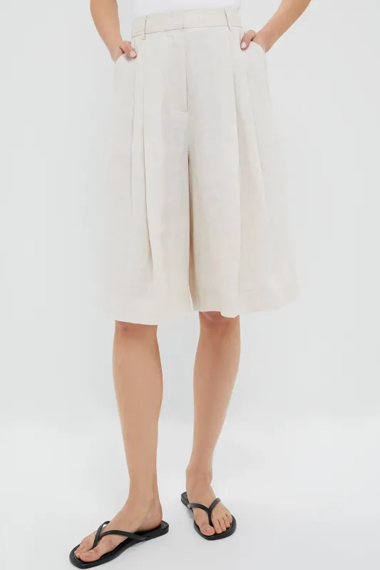 Natural Cruz Linen Short sold by Tuckernuck